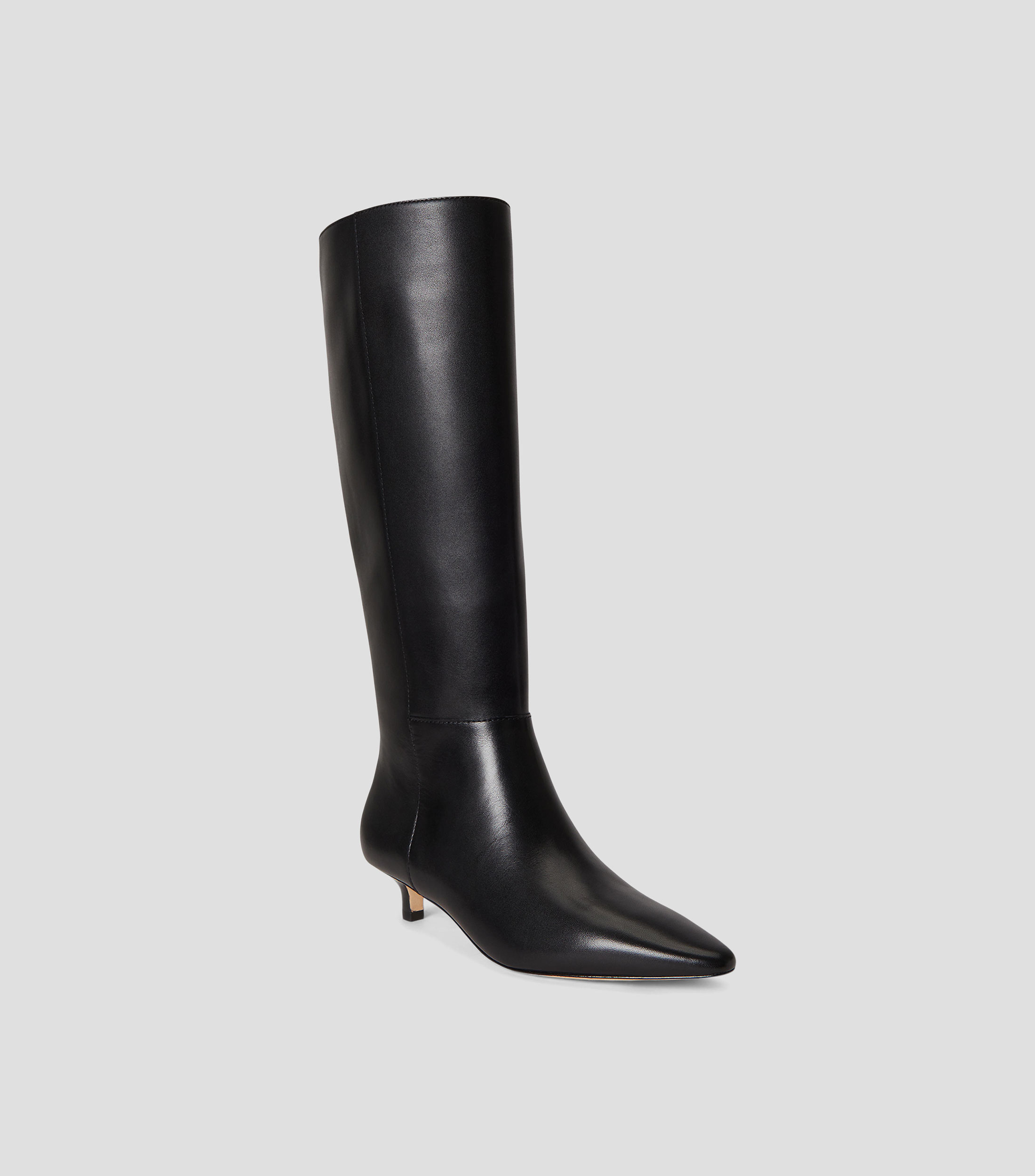 Botas altas con tacón bajo delgado Mujer