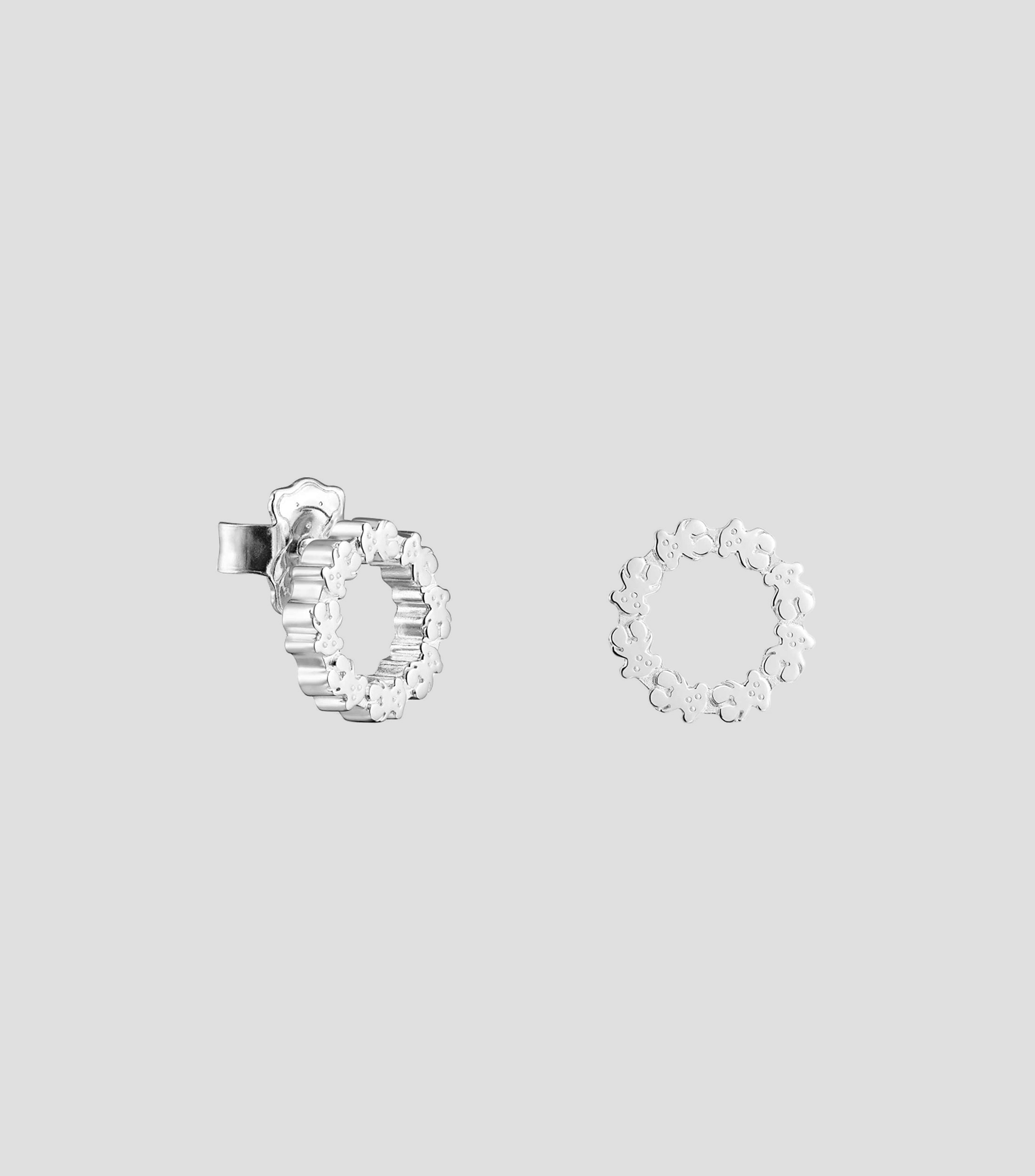 Pendientes en plata Straight Mujer