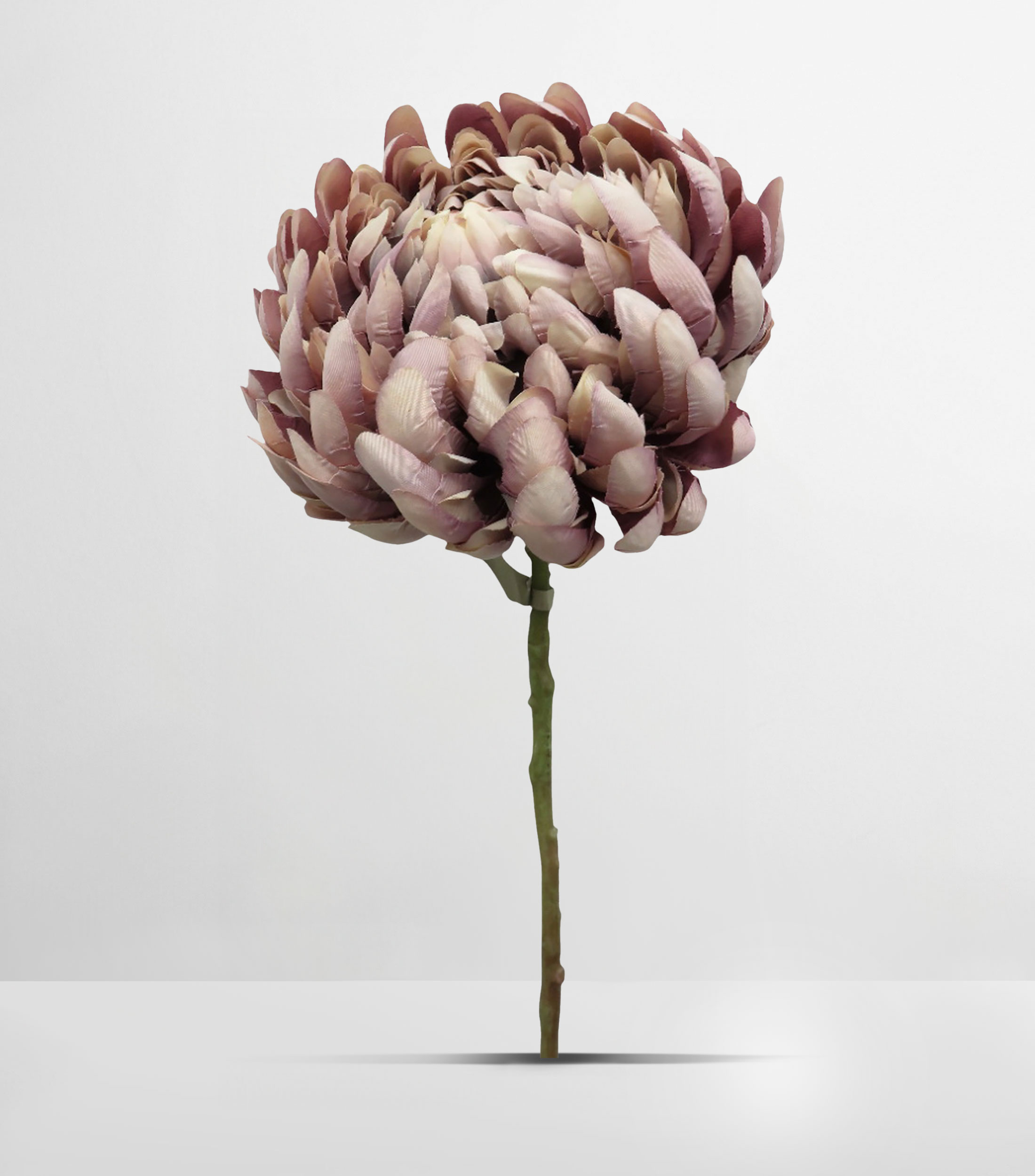 Flor Crisantemo Decorativa Morado Ivory, Artificial