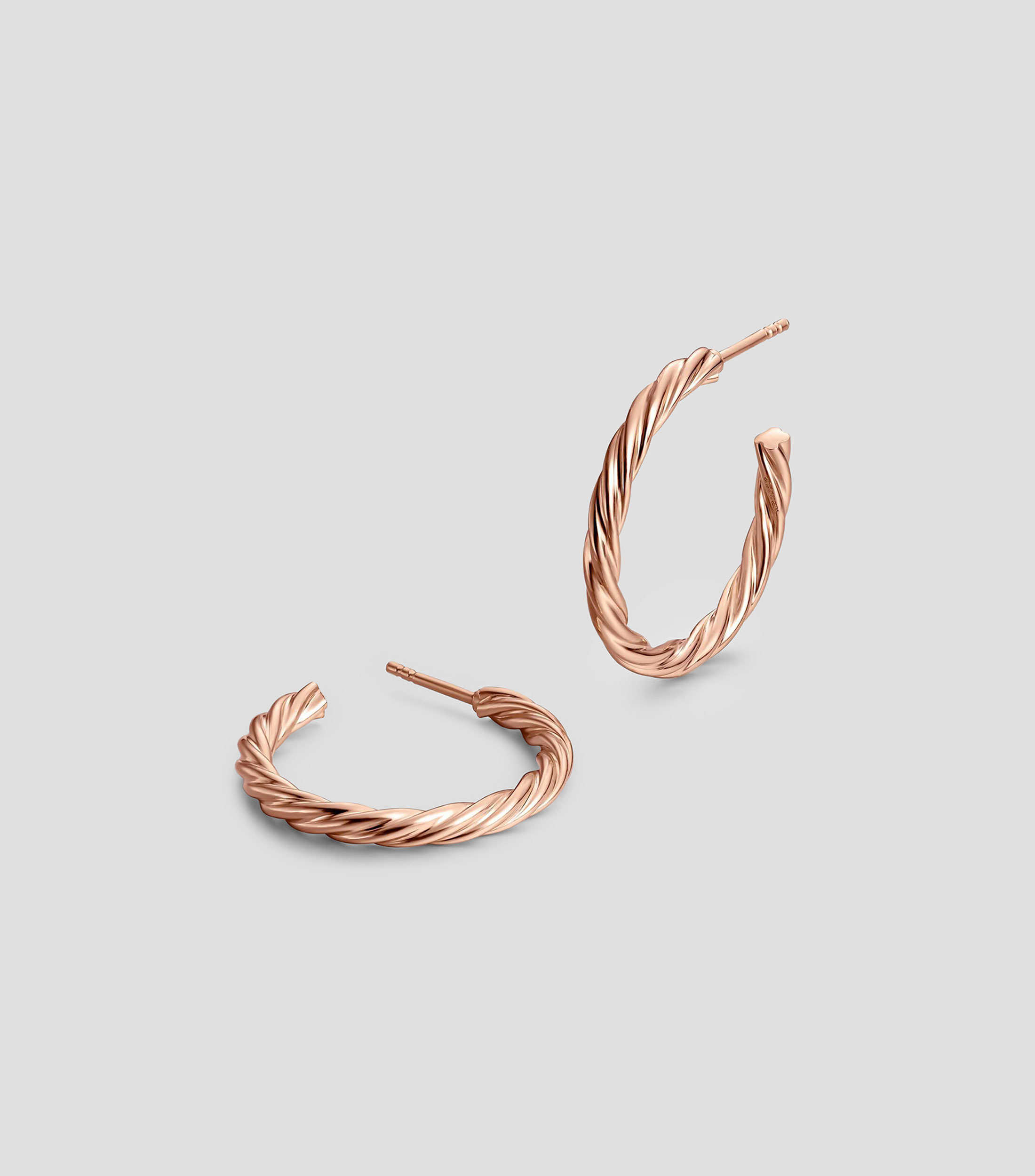 Pendientes de aro grandes en plata .925 Mujer