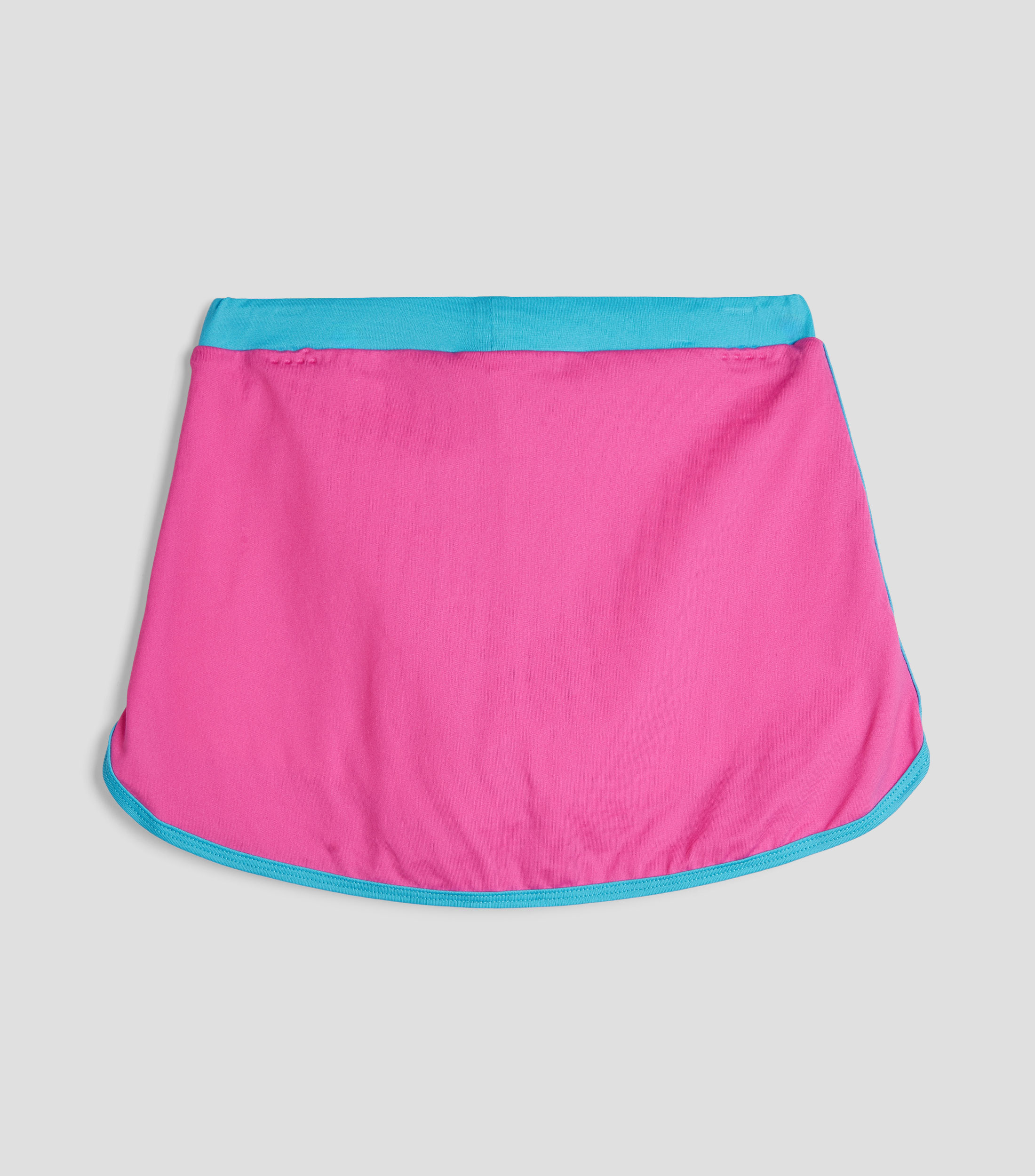 Falda short de corte regular lisa Niña