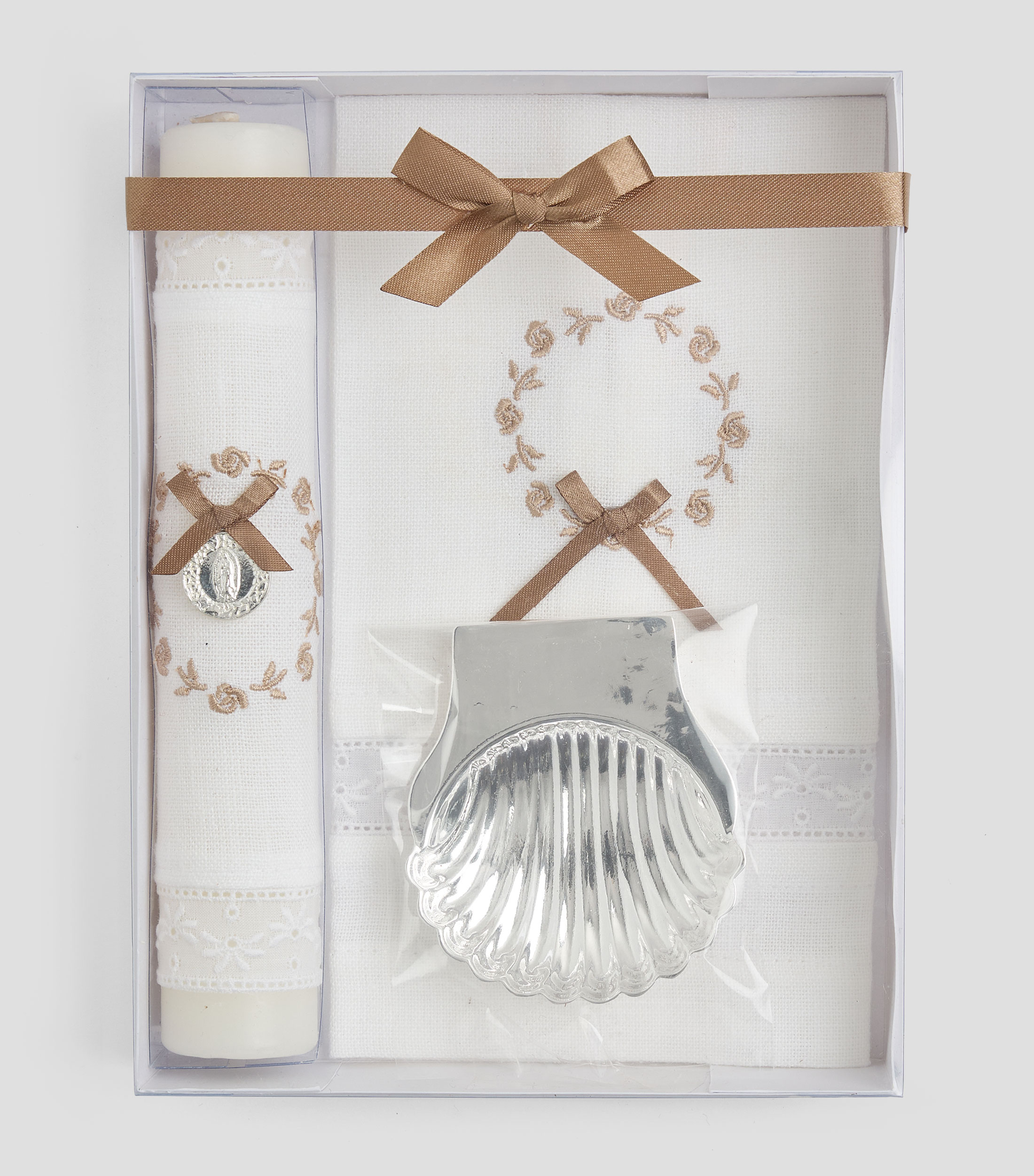 Kit para Bautizo, beige