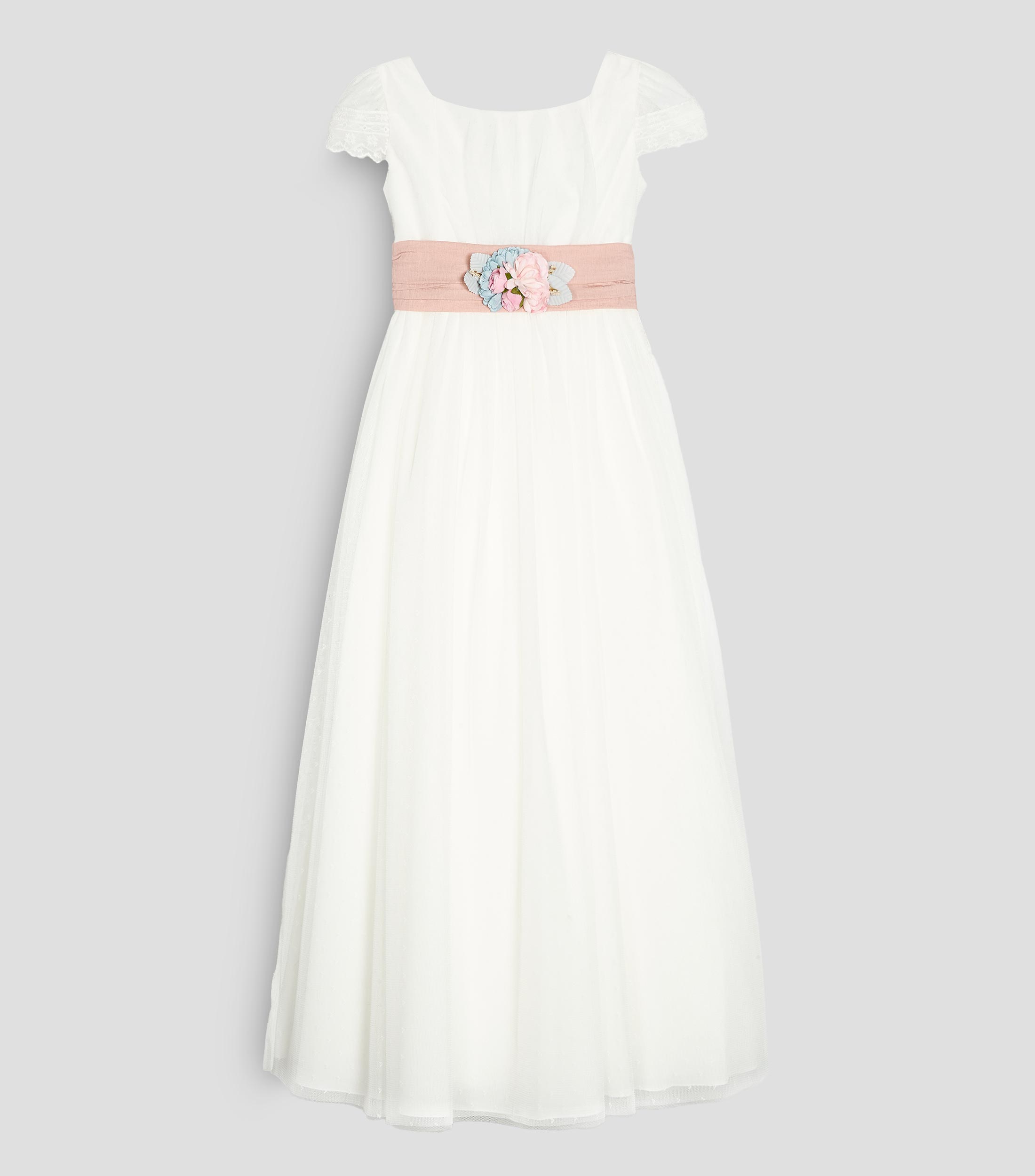 Vestido de primera comunión liso Niña