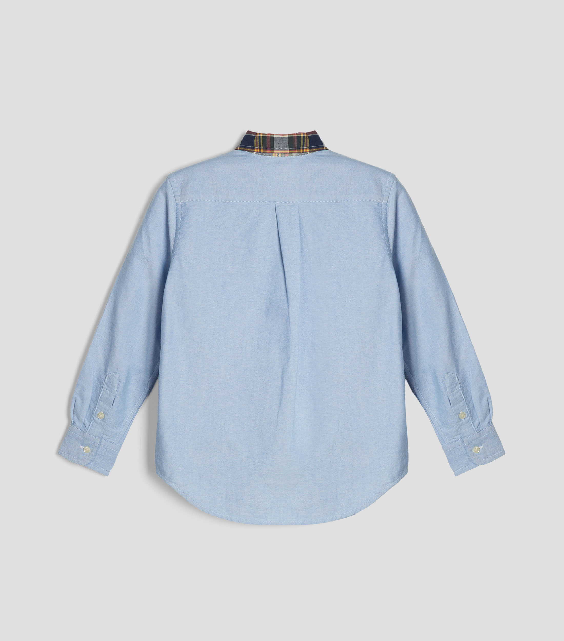 Camisa jaspeada manga larga Niño