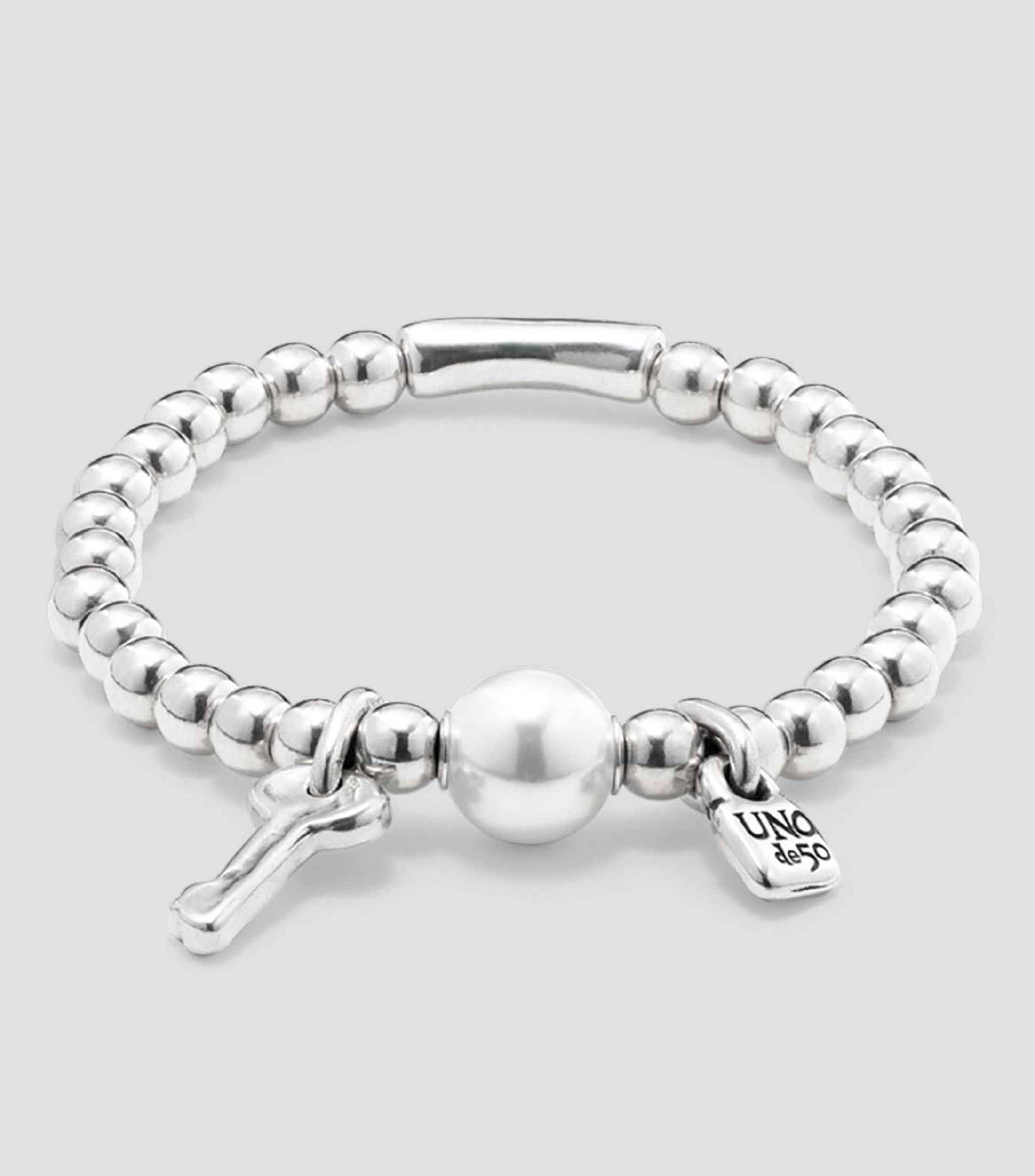 Pulsera con perla a tono Mujer