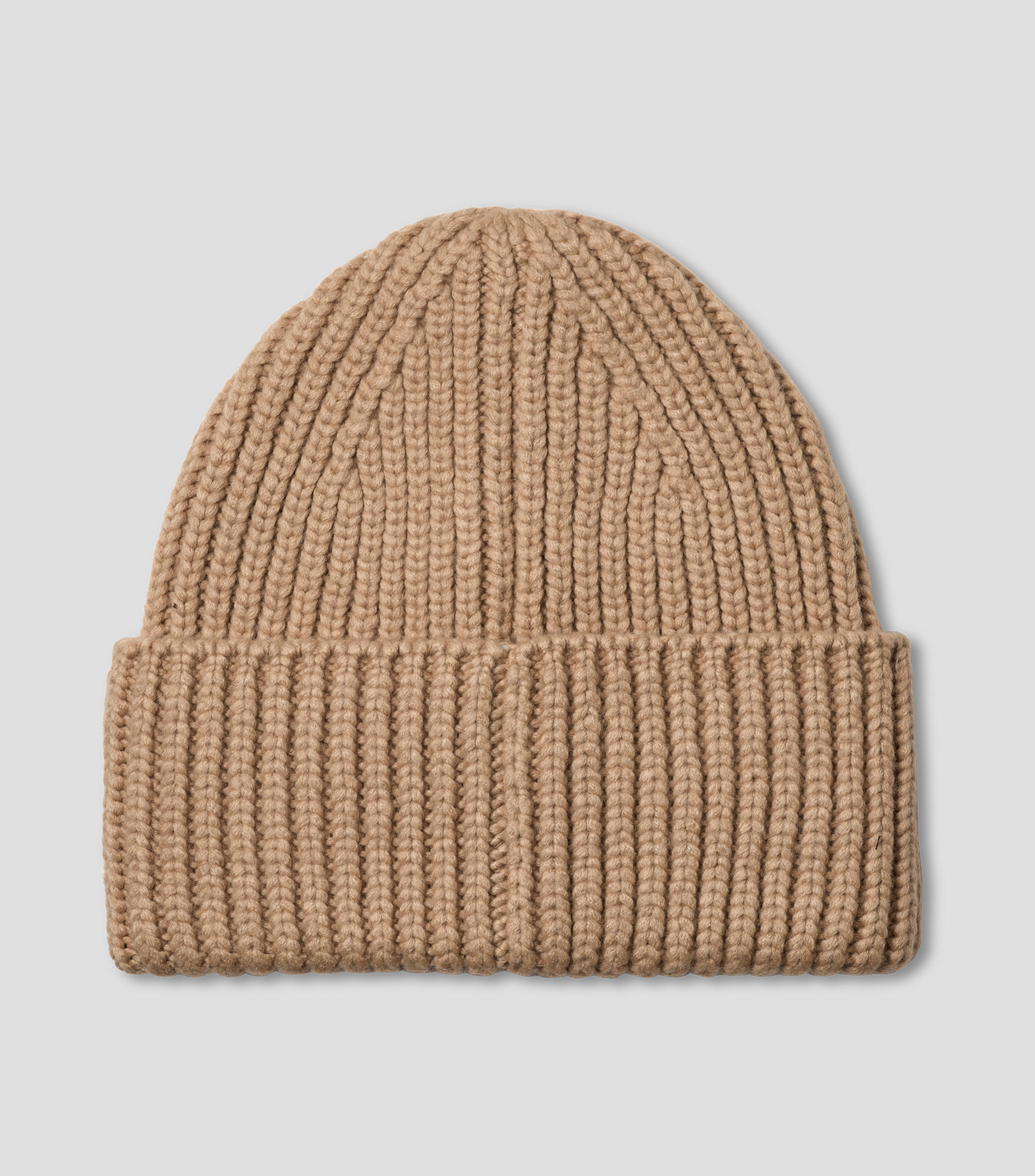 Gorro en tejido de punto liso Mujer