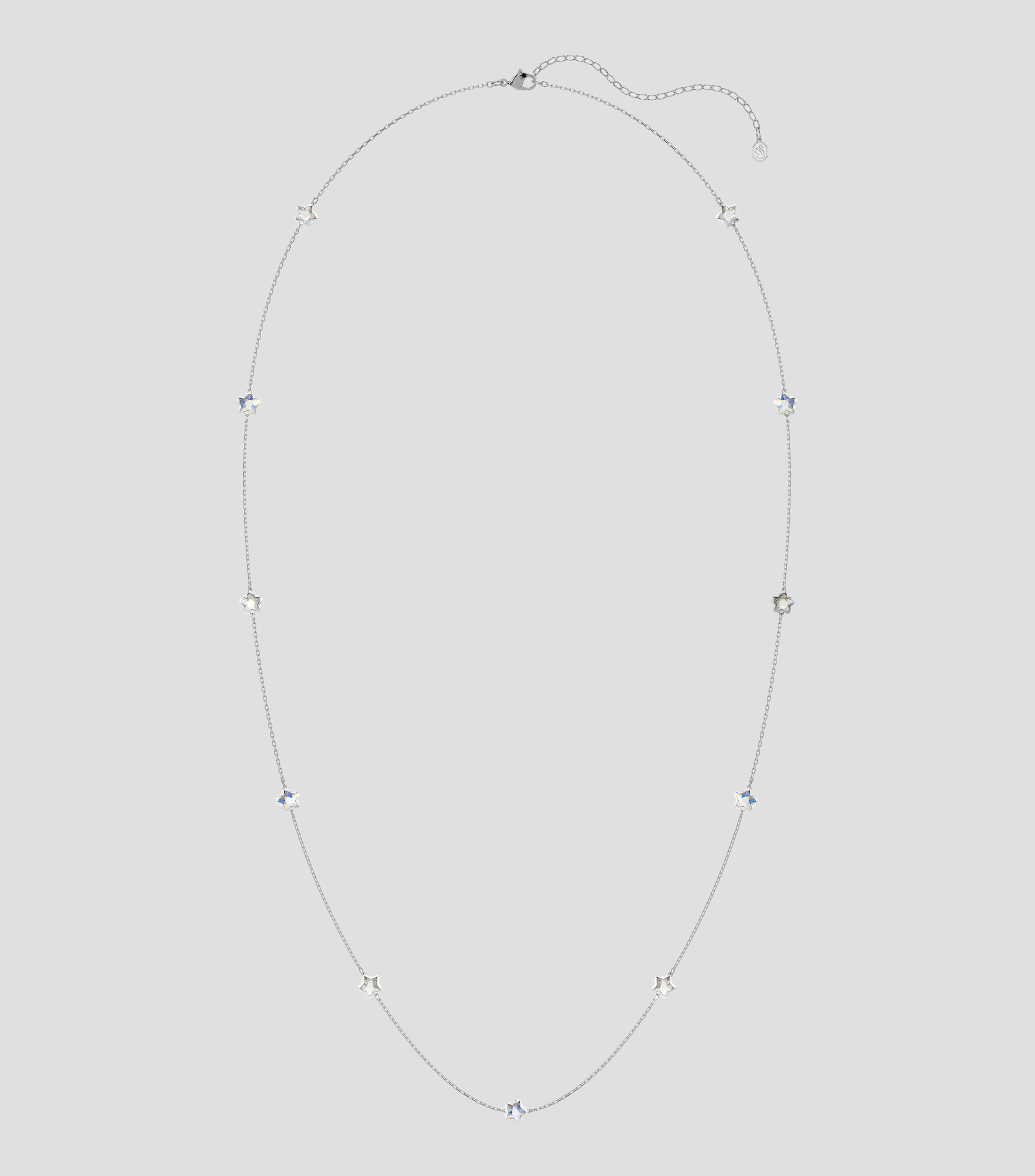 Collar con estrellas cristales azules y transparentes Chroma Mujer