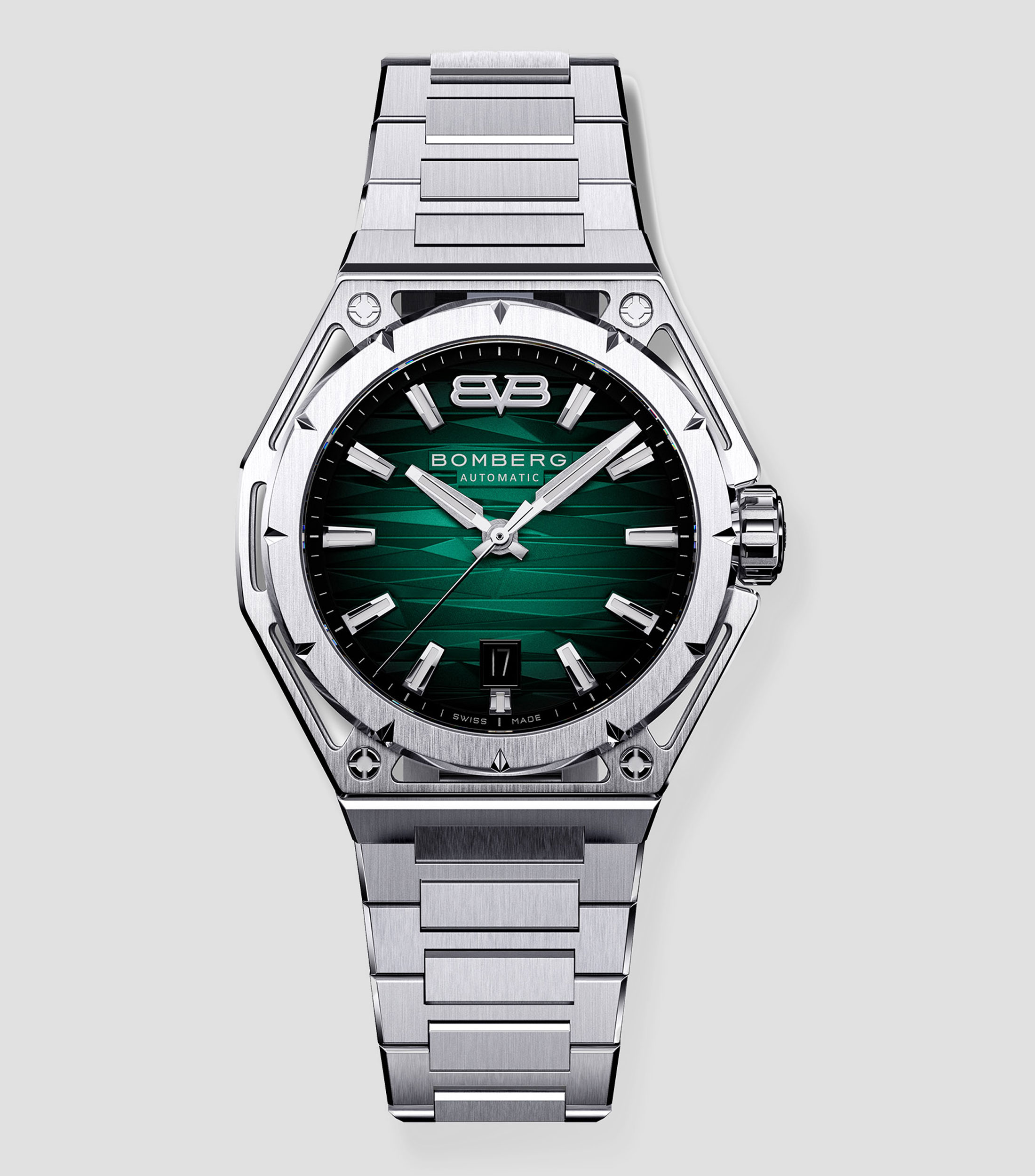 Reloj Unisex Edge Casual, Plateado