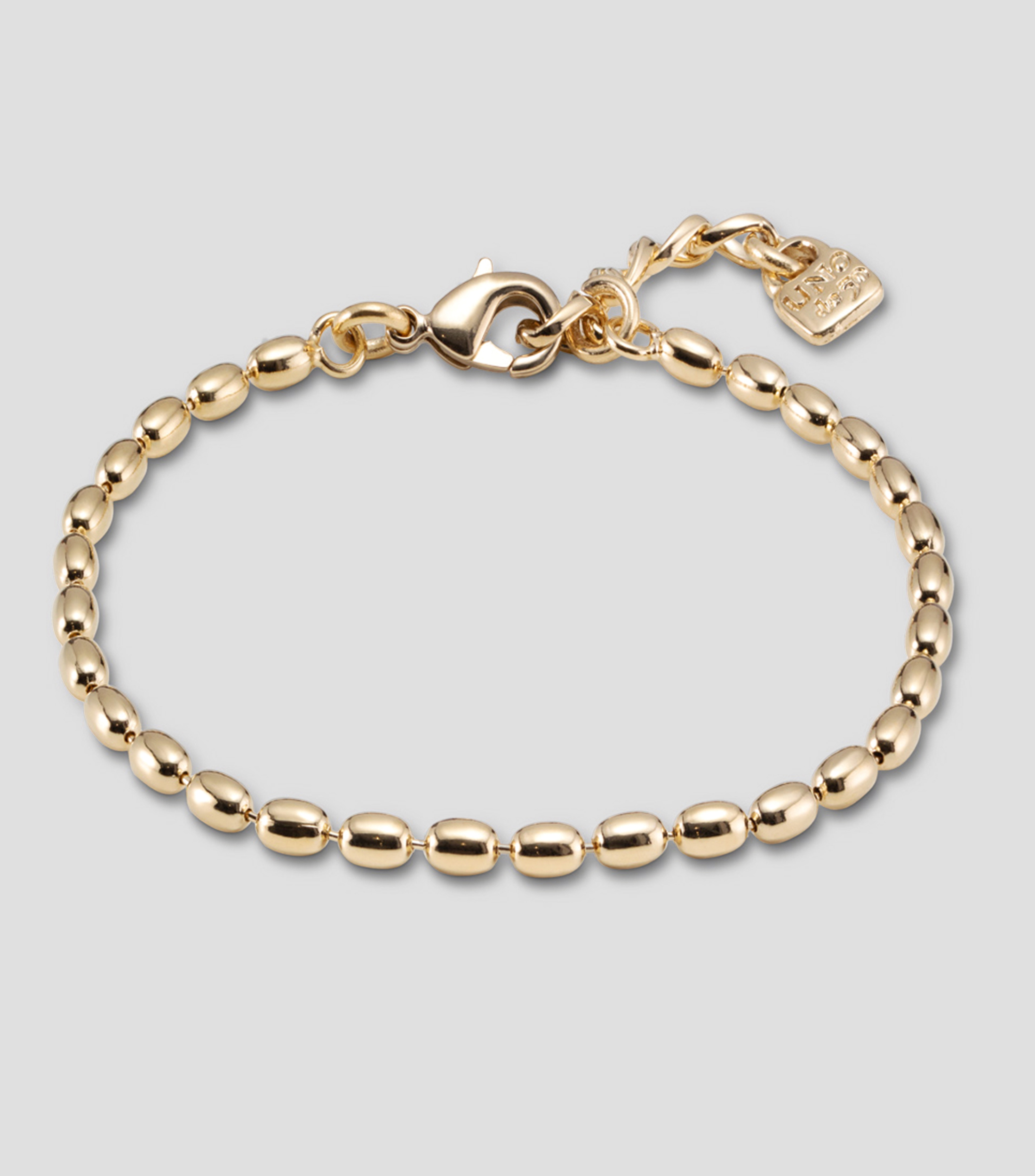 Pulsera dorada con eslabones Personalization Mujer