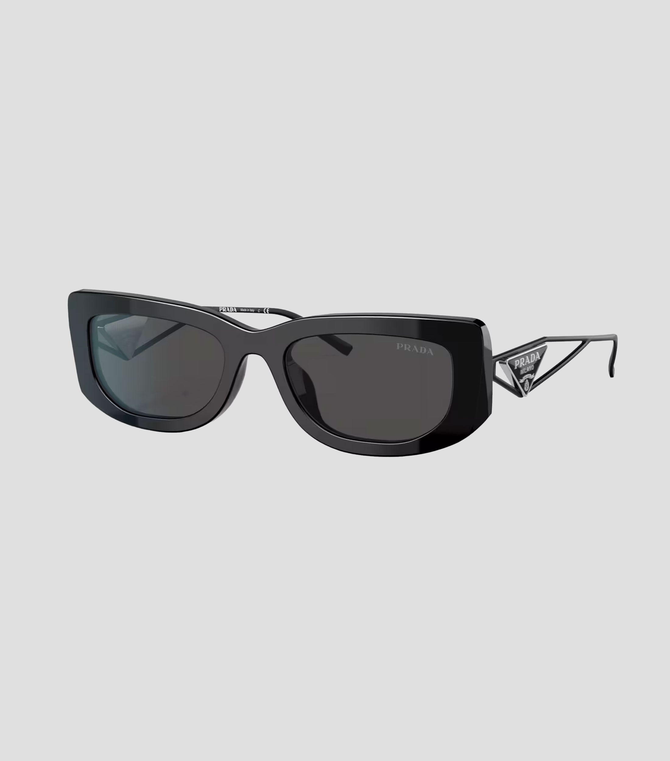 Lentes de sol rectangulares negros Unisex