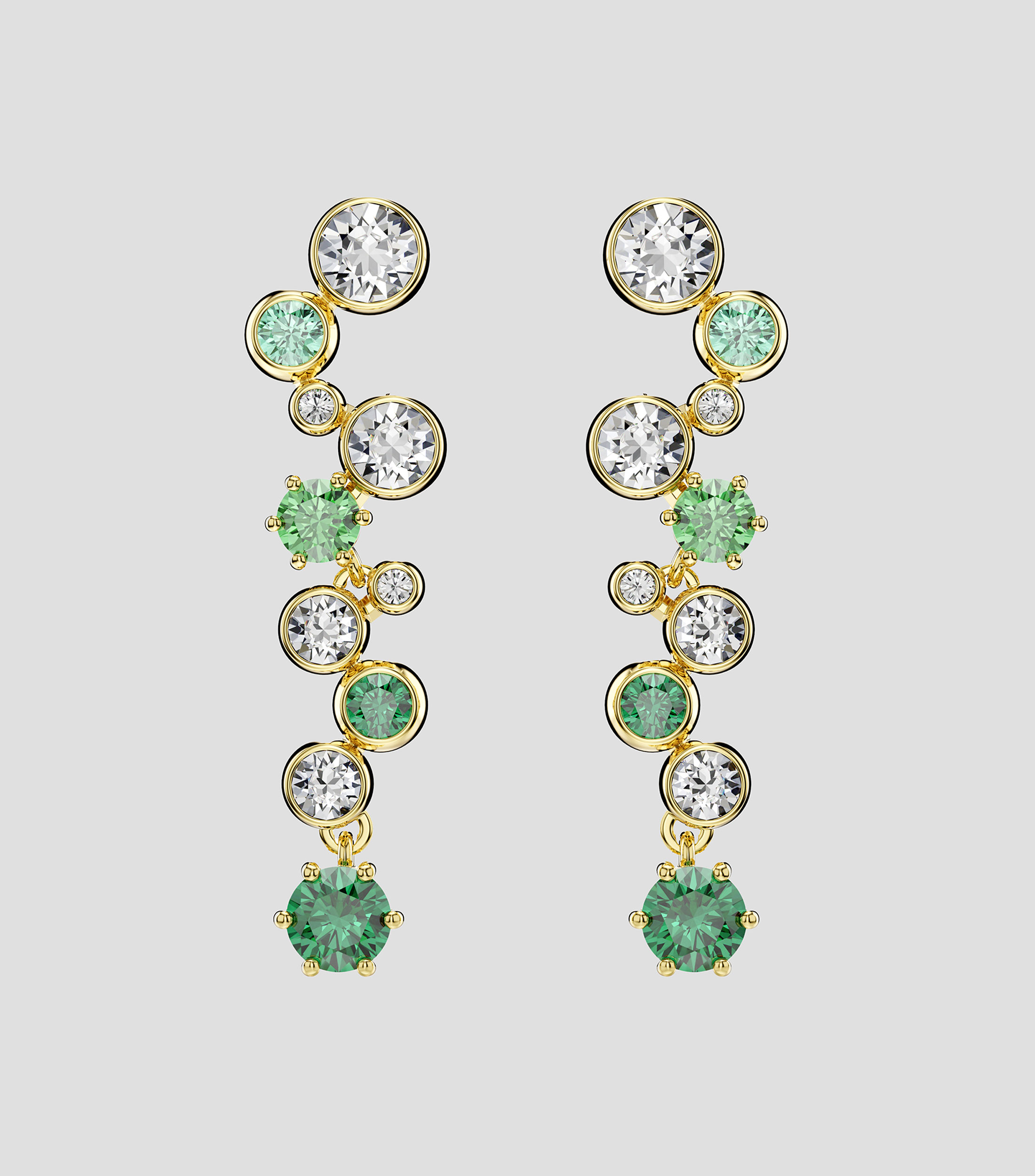 Pendientes irregulares con cristales Constella Mujer