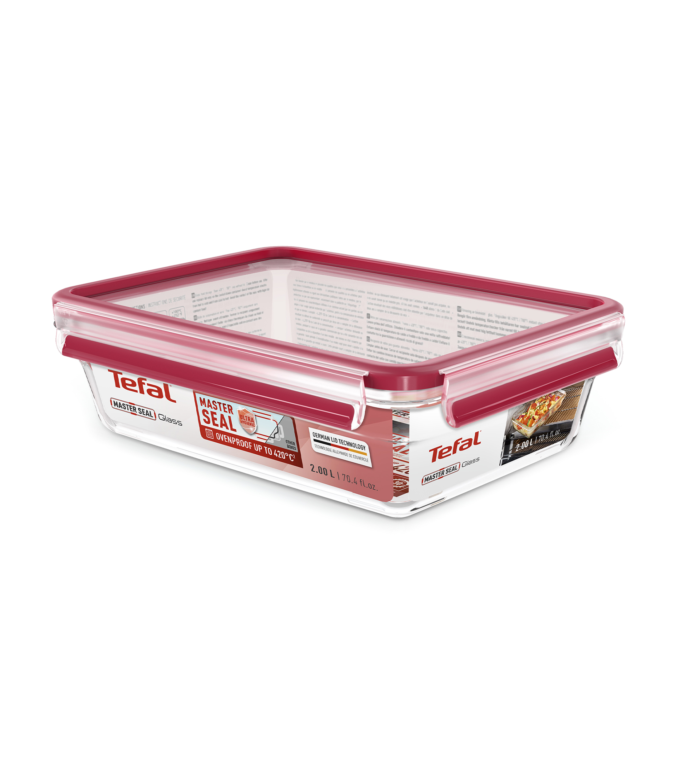 Contenedor Master Seal Glass 2 L