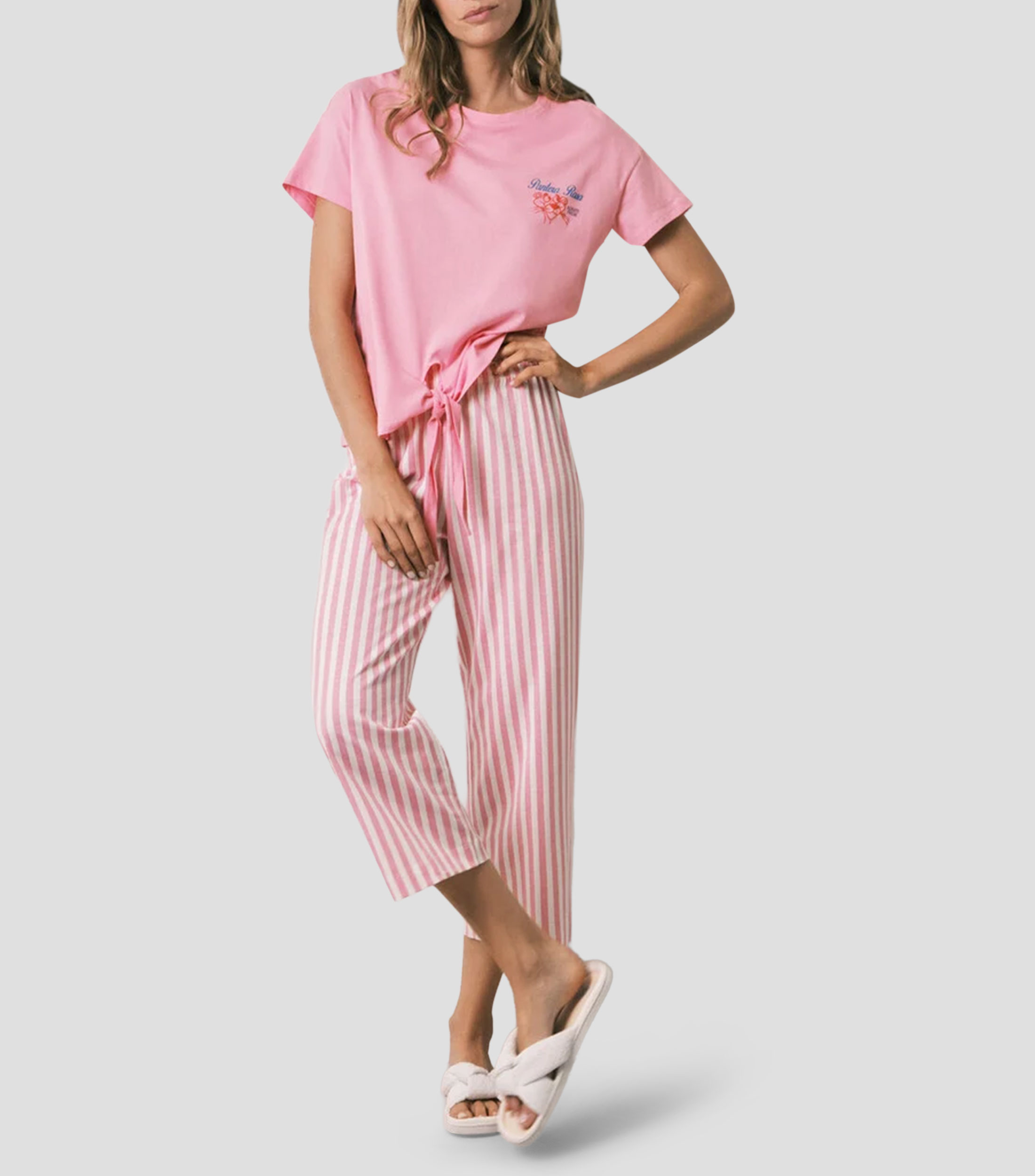 Pijama 2 Piezas estampada Mujer