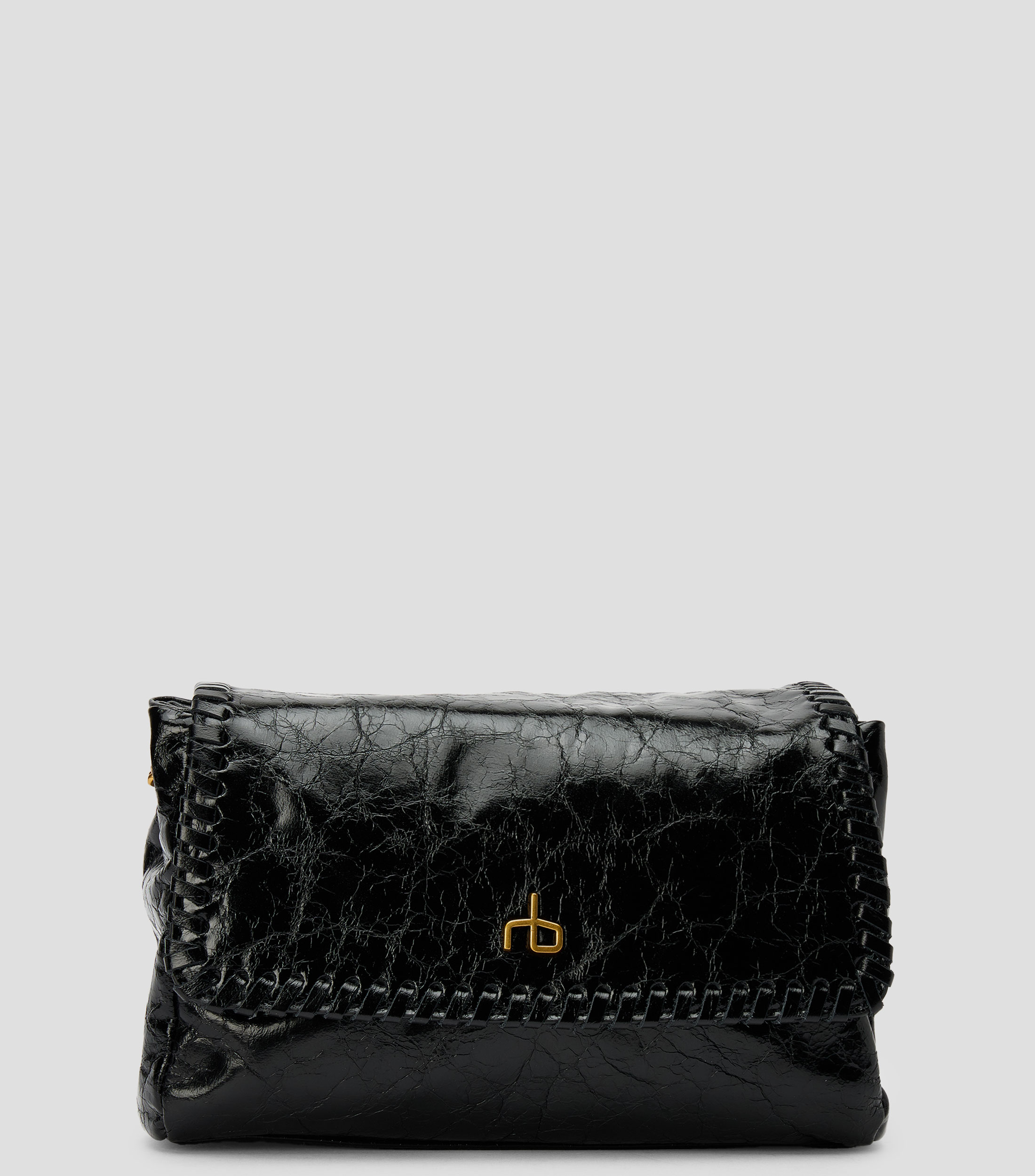 Bolsa shoulder en piel negro Chelsea lisa Mujer