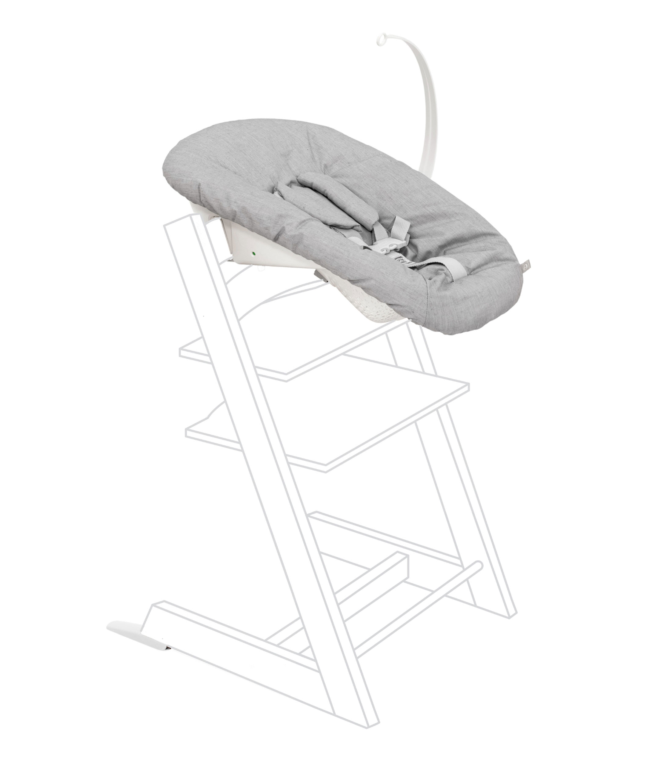 Soporte para recién nacido Tripp Trapp gris