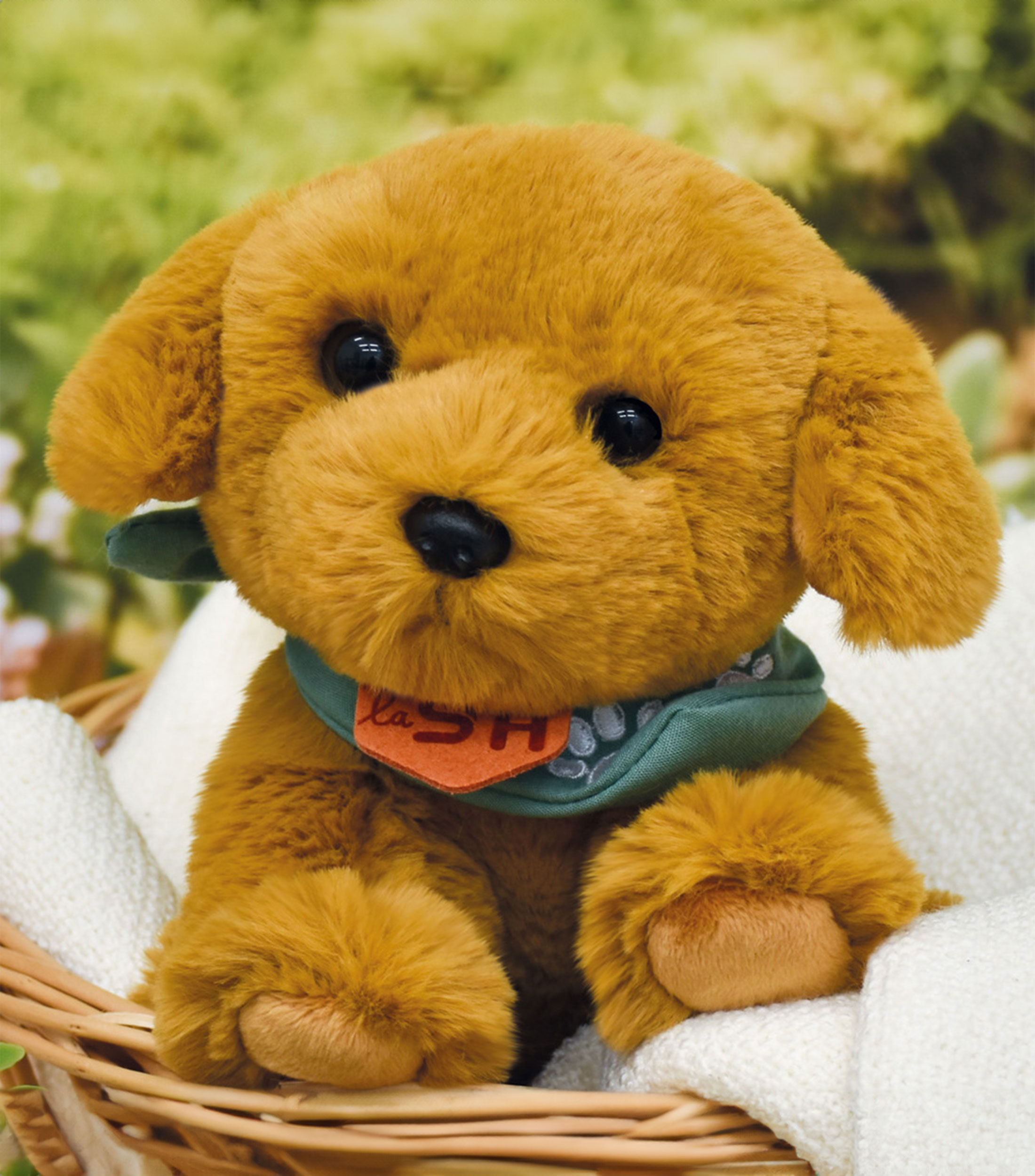 Muñeco de Peluche Perro marrón mediano
