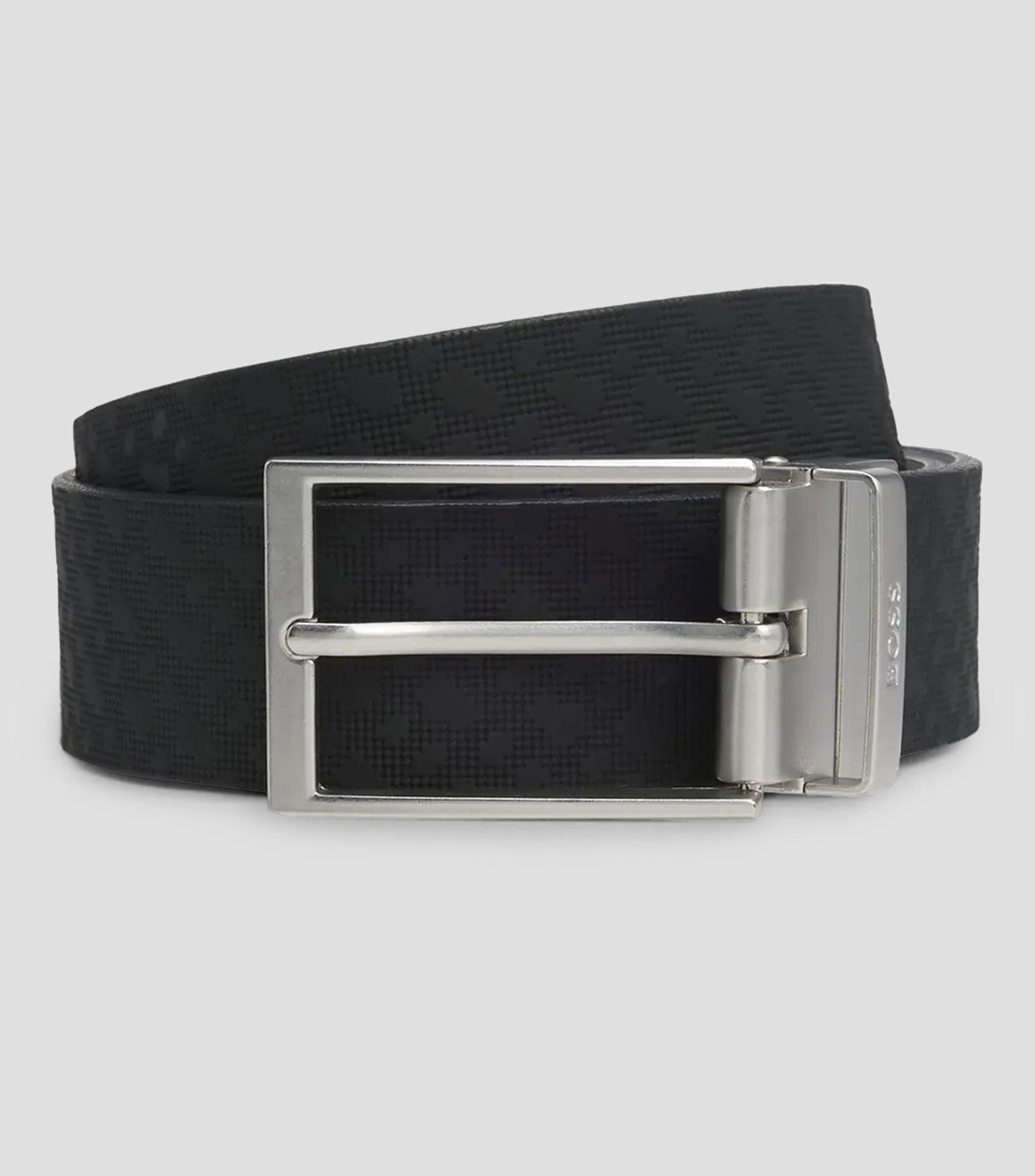 Cinturón reversible de piel italiana Hombre