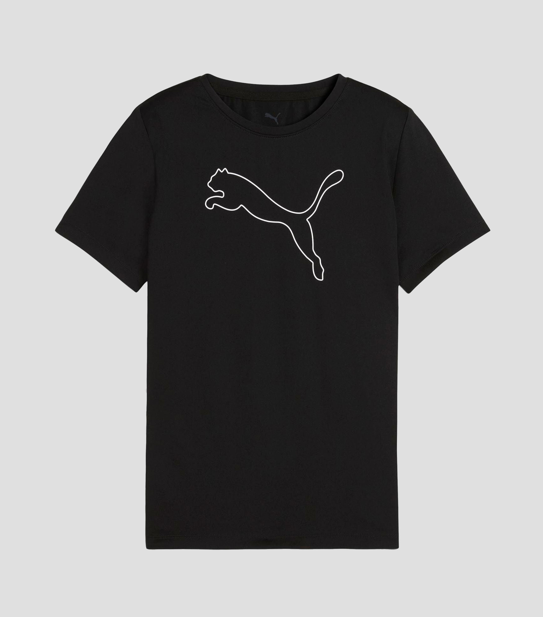 Playera de cuello redondo con manga corta estampada Niña