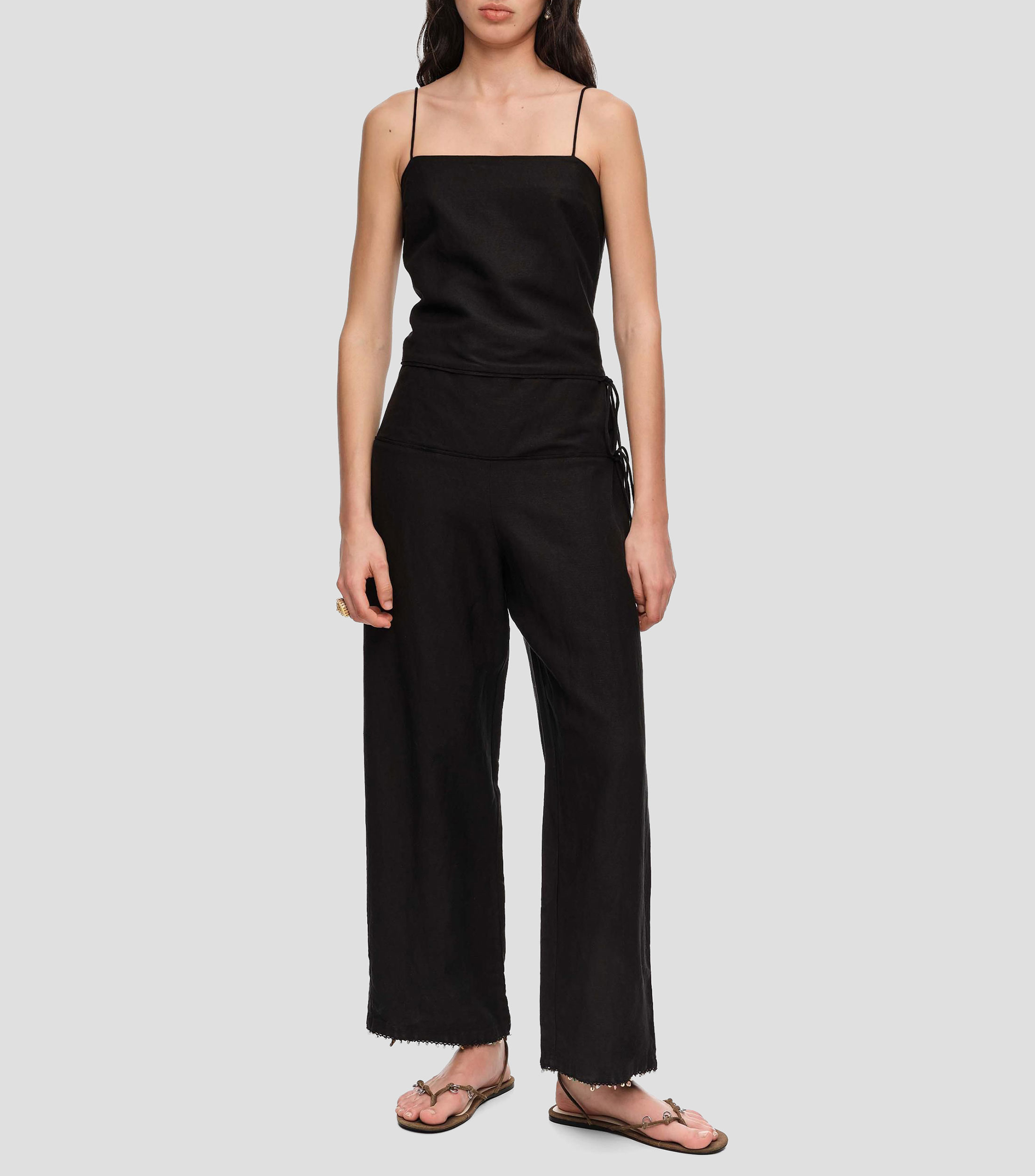 Jumpsuit de corte recto Mujer