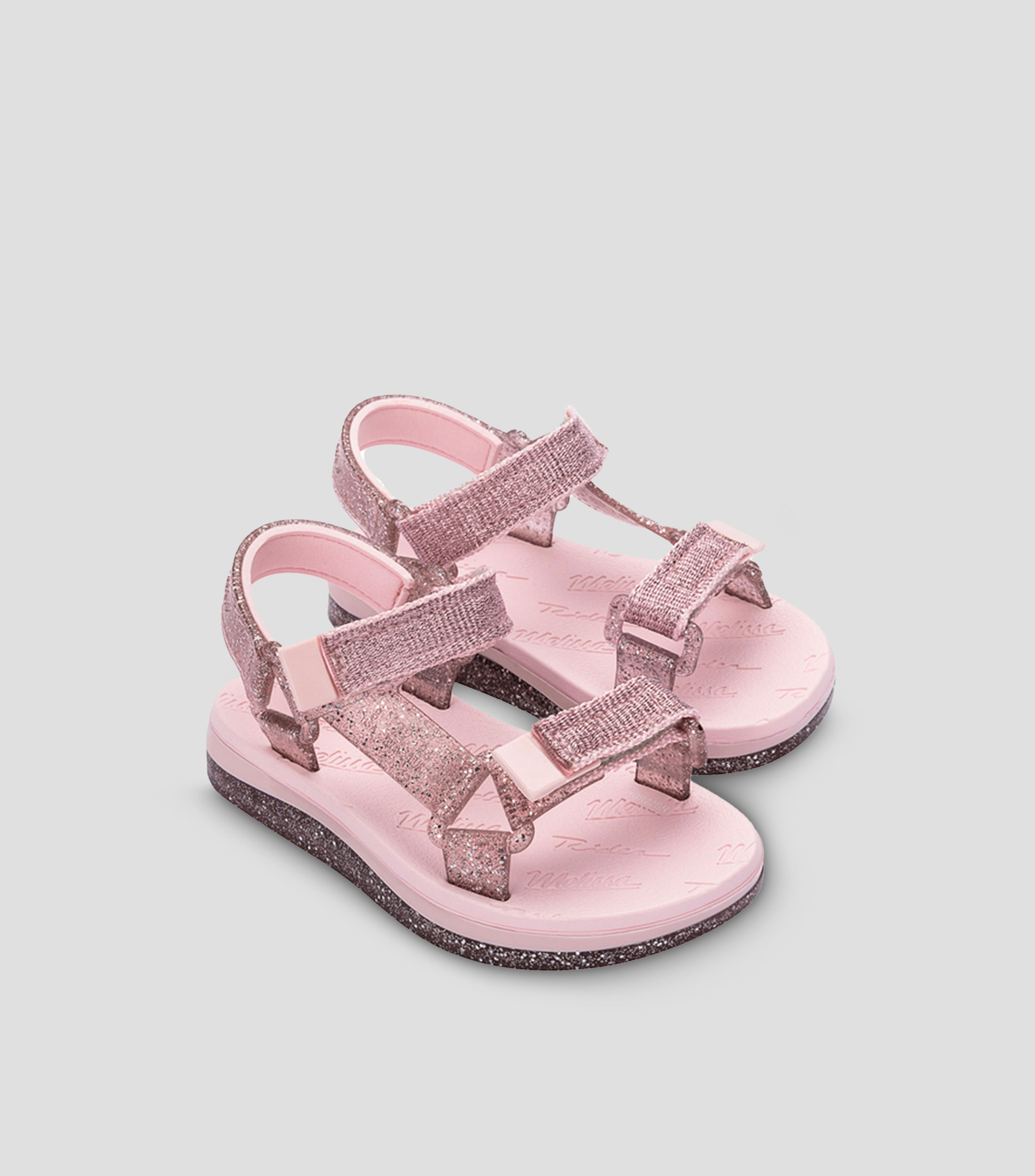 Sandalias planas glitter Nina