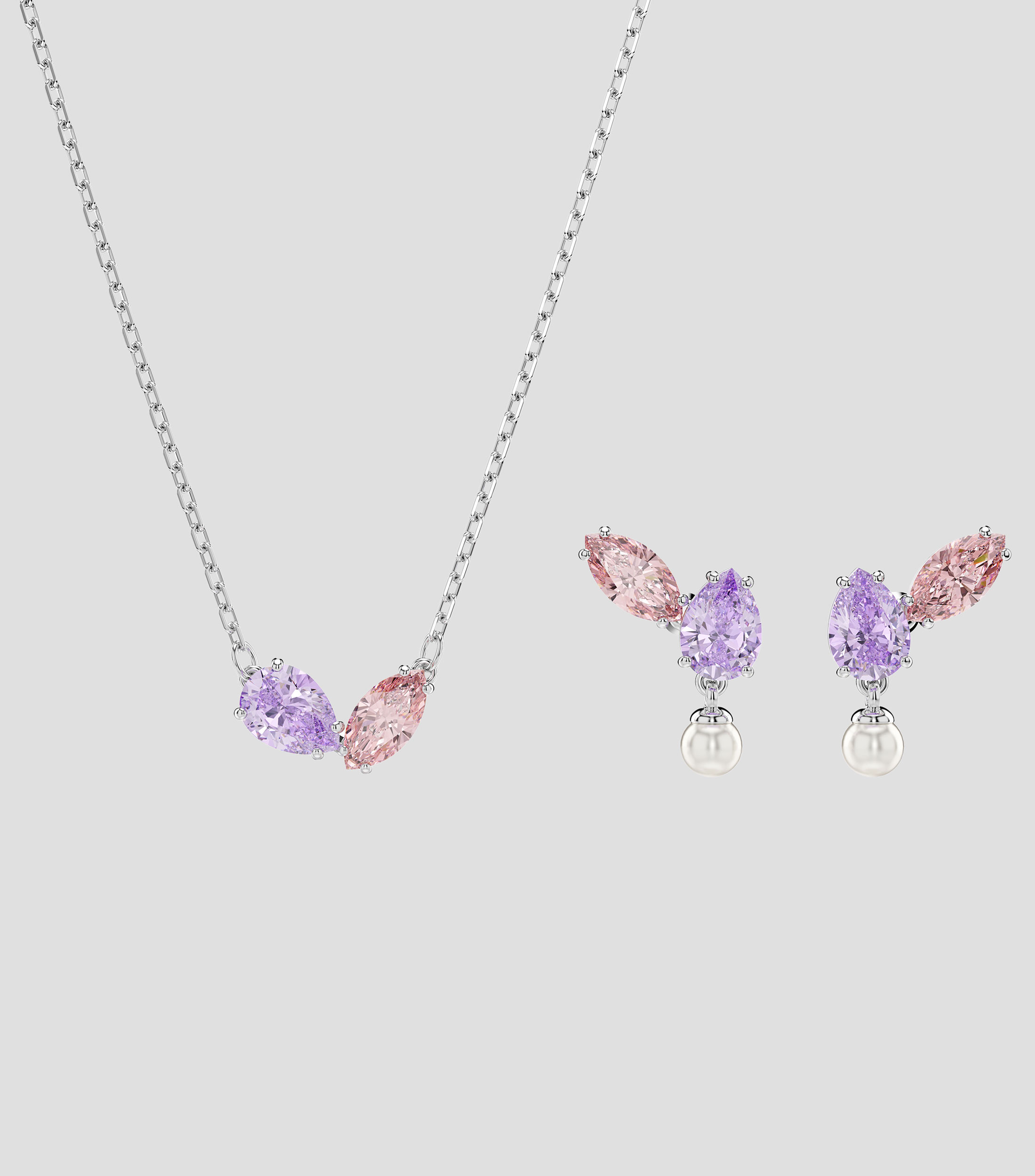 Set de collar y aretes Ariana Grande x Swarovski Mujer