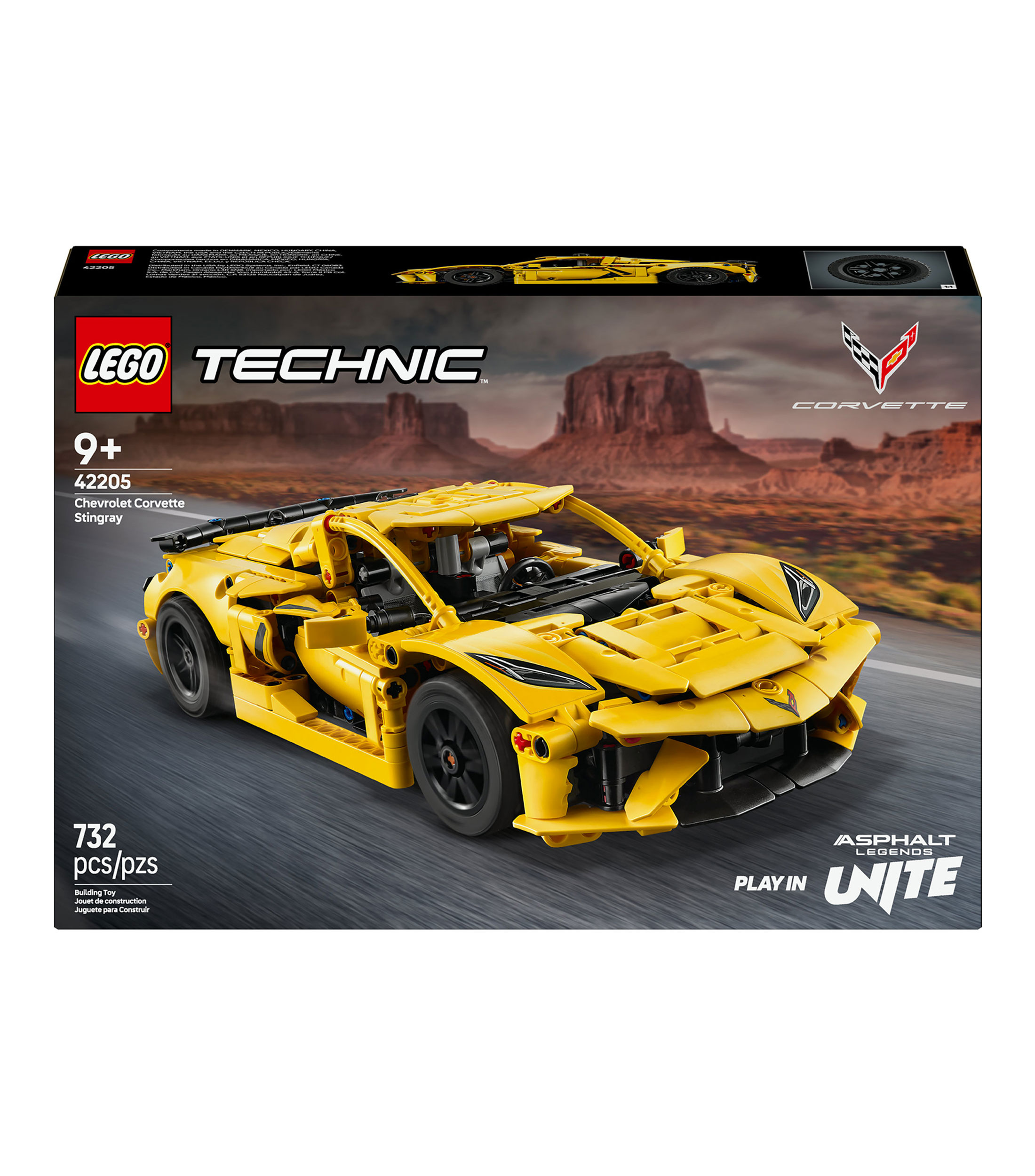 Lego Technic Chevrolet Corvette Stingray Auto 42205