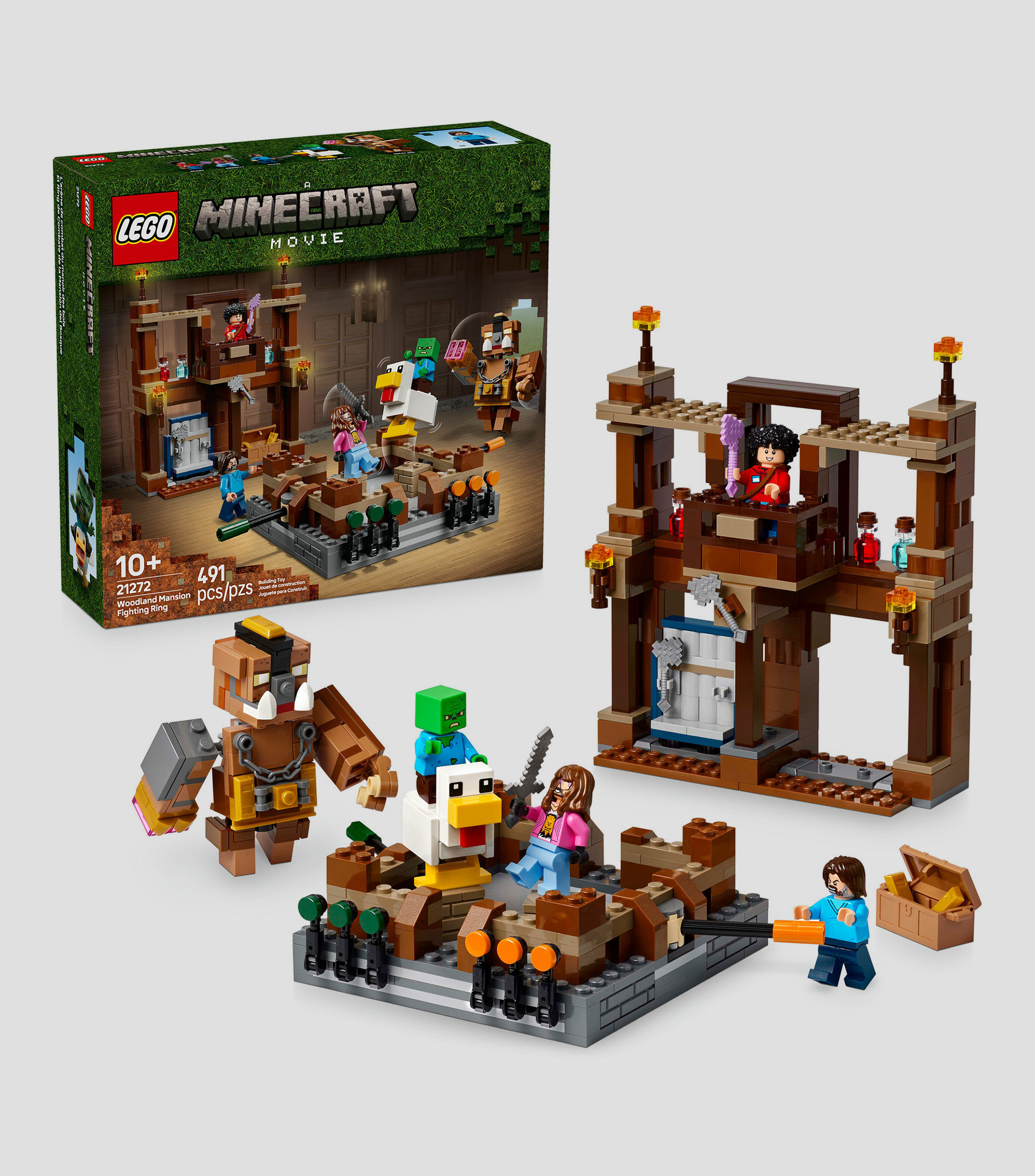 Lego Minecraft El Ring de Combate de la Mansión del Bosque 21272