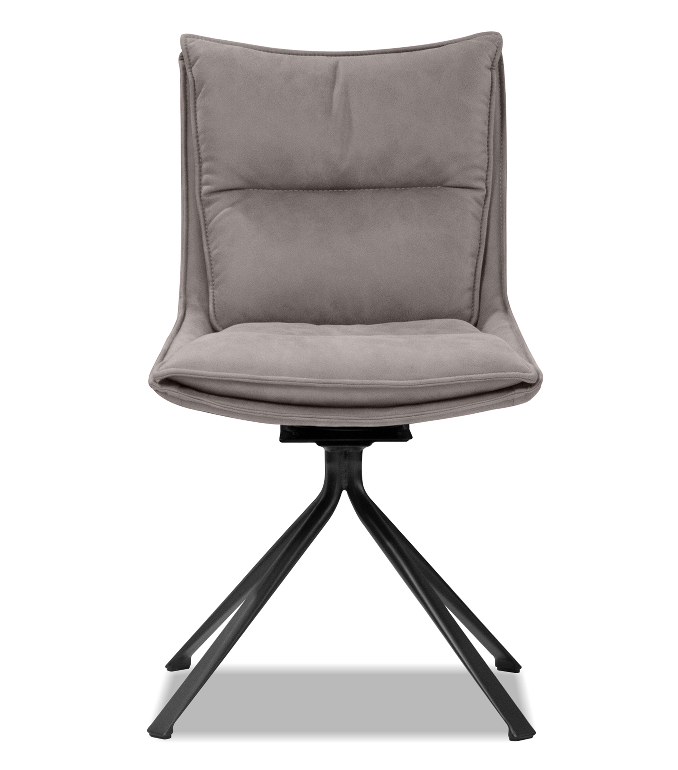 Silla Puccini de textil gris