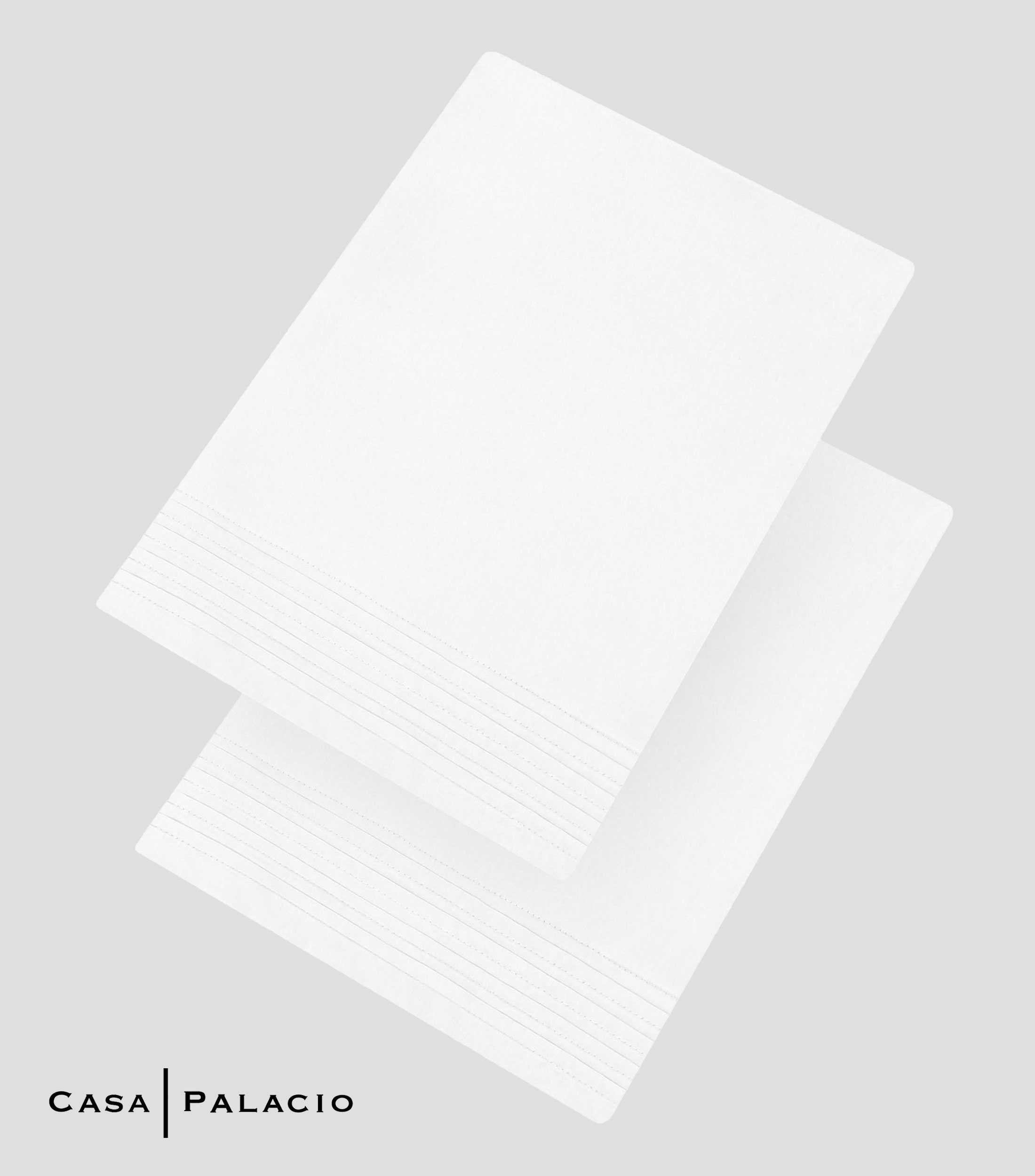 Juego de Funda para Almohada Estandar Monarc Blanco