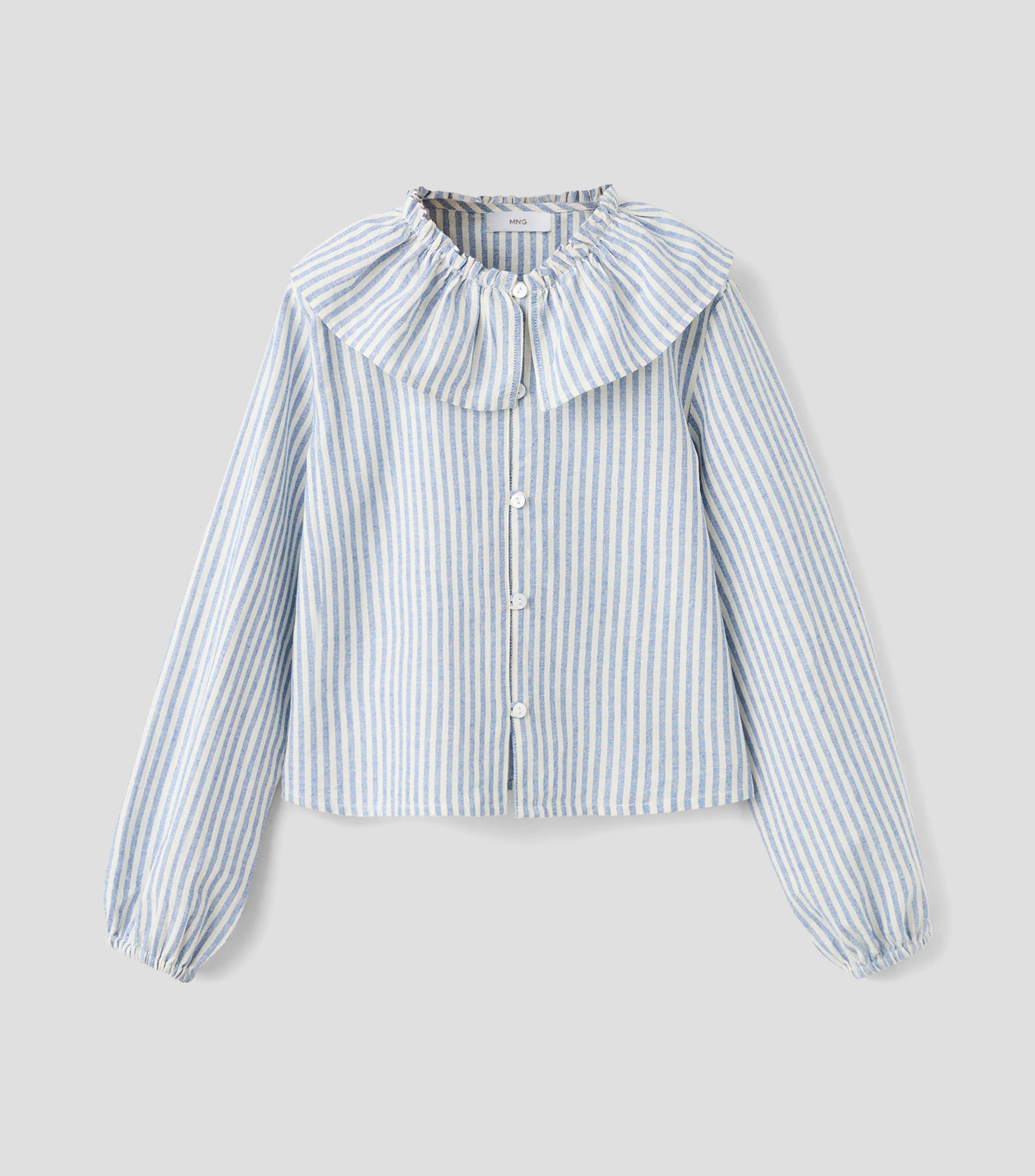 Camisa de rayas manga larga Niña