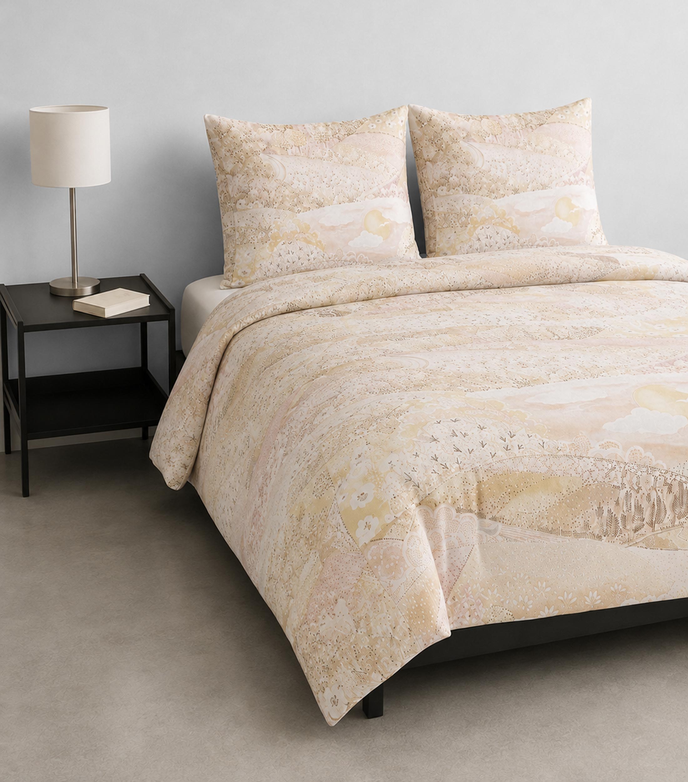 Juego de funda para duvet King size en algodón Bruma