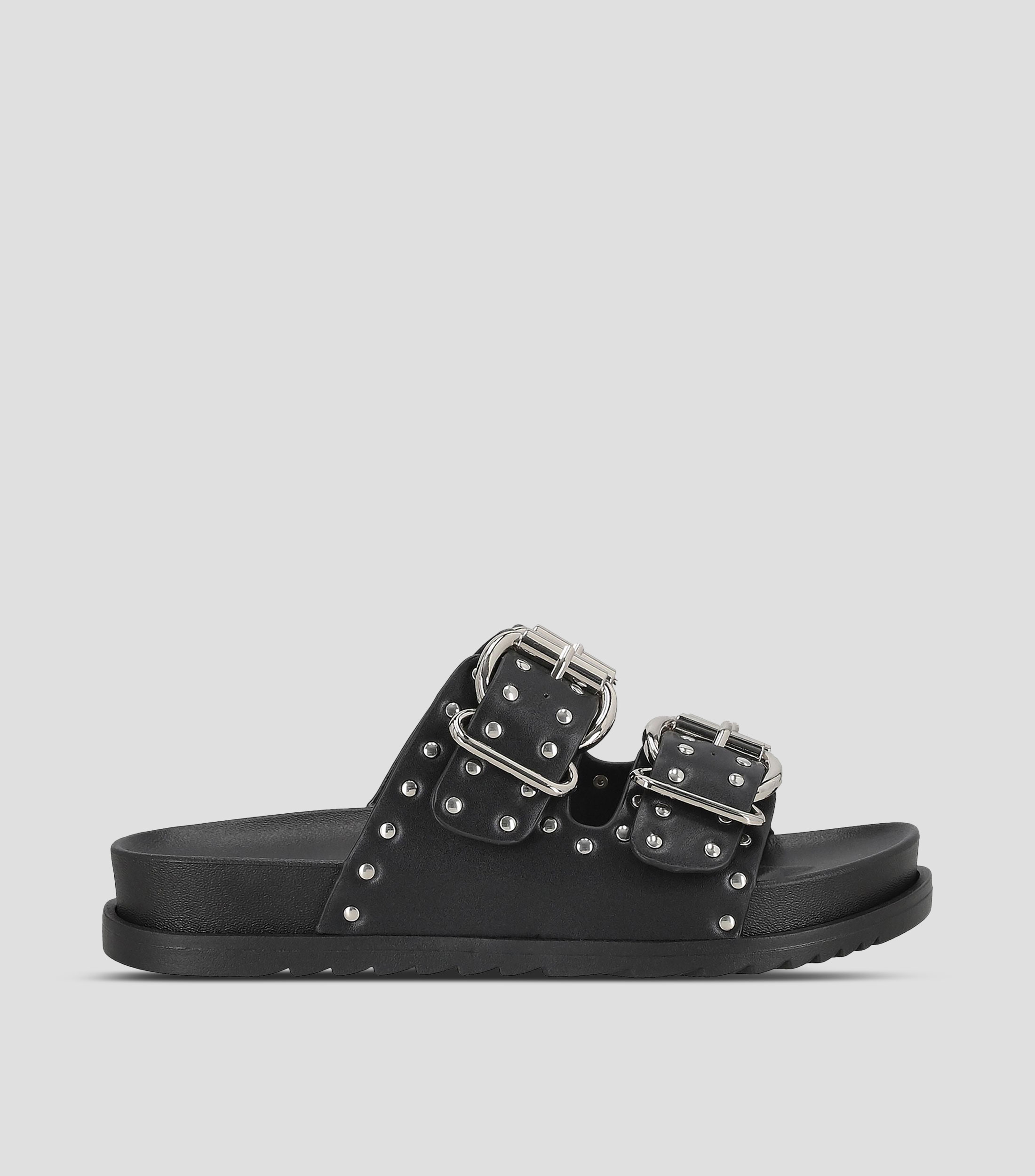 Sandalias casuales plataforma baja ancha Mujer
