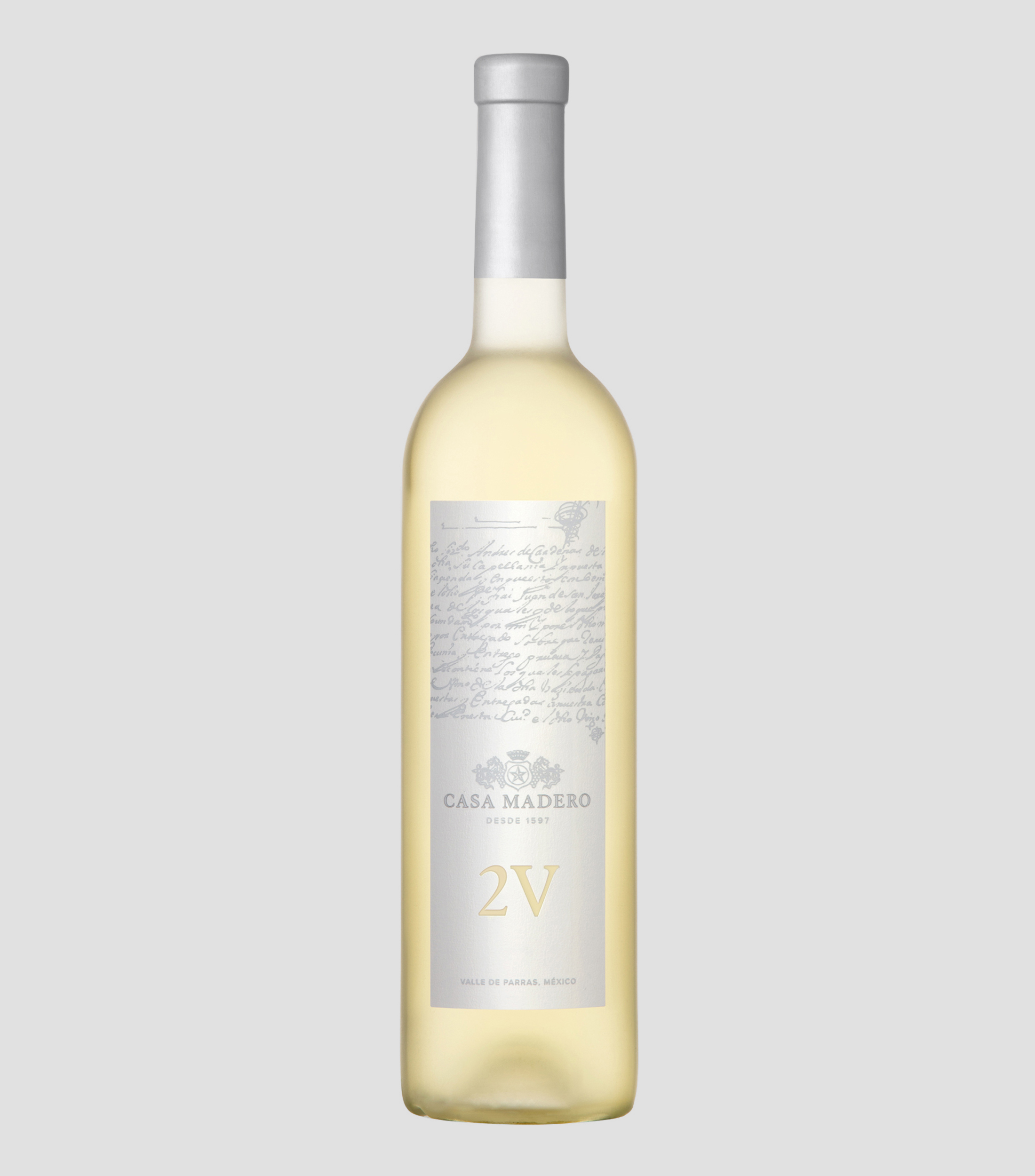 Vino Blanco Chardonnay Casa Madero 2V, 750 ml