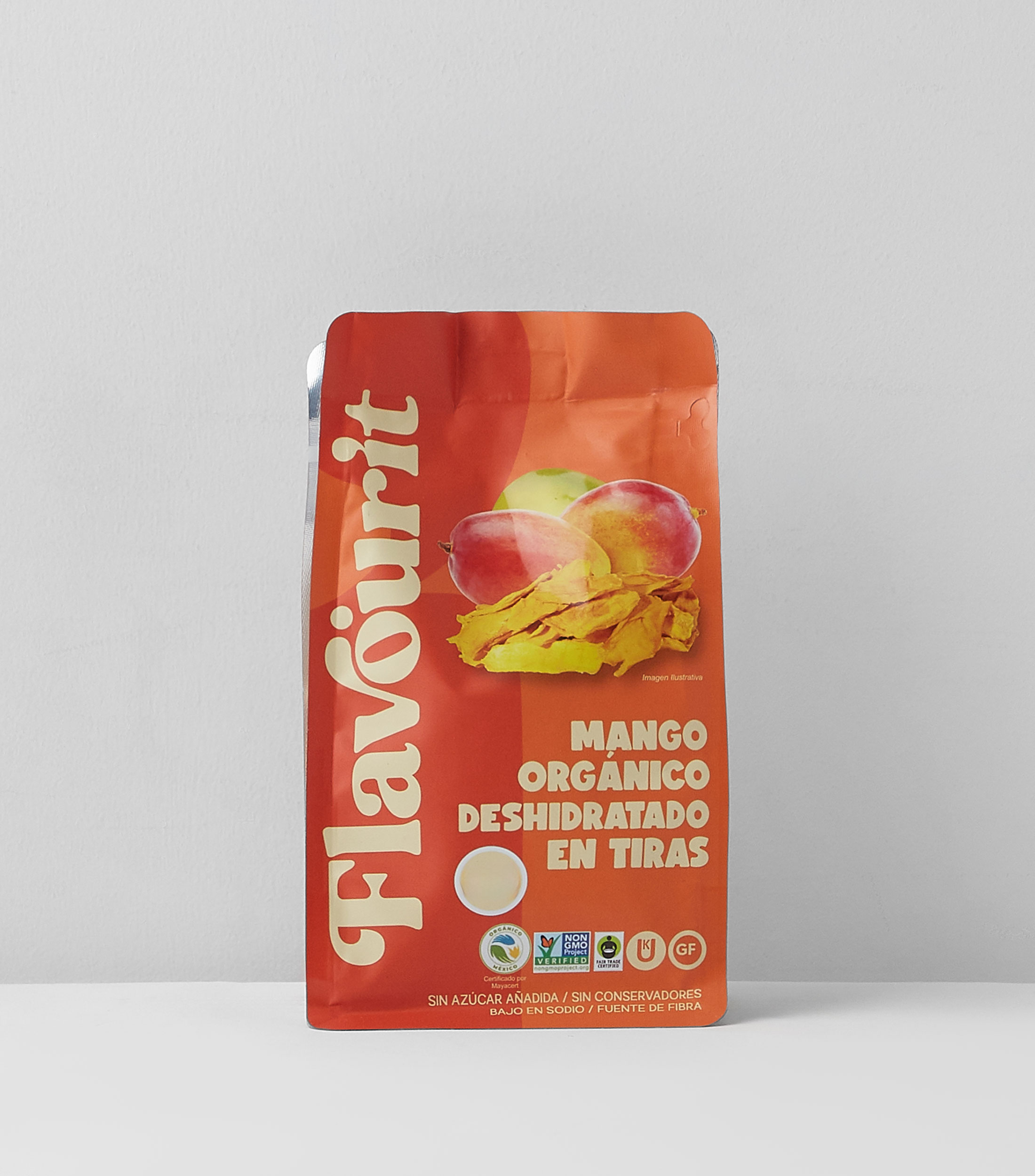 Mango deshidratado orgánico natural, 226 g