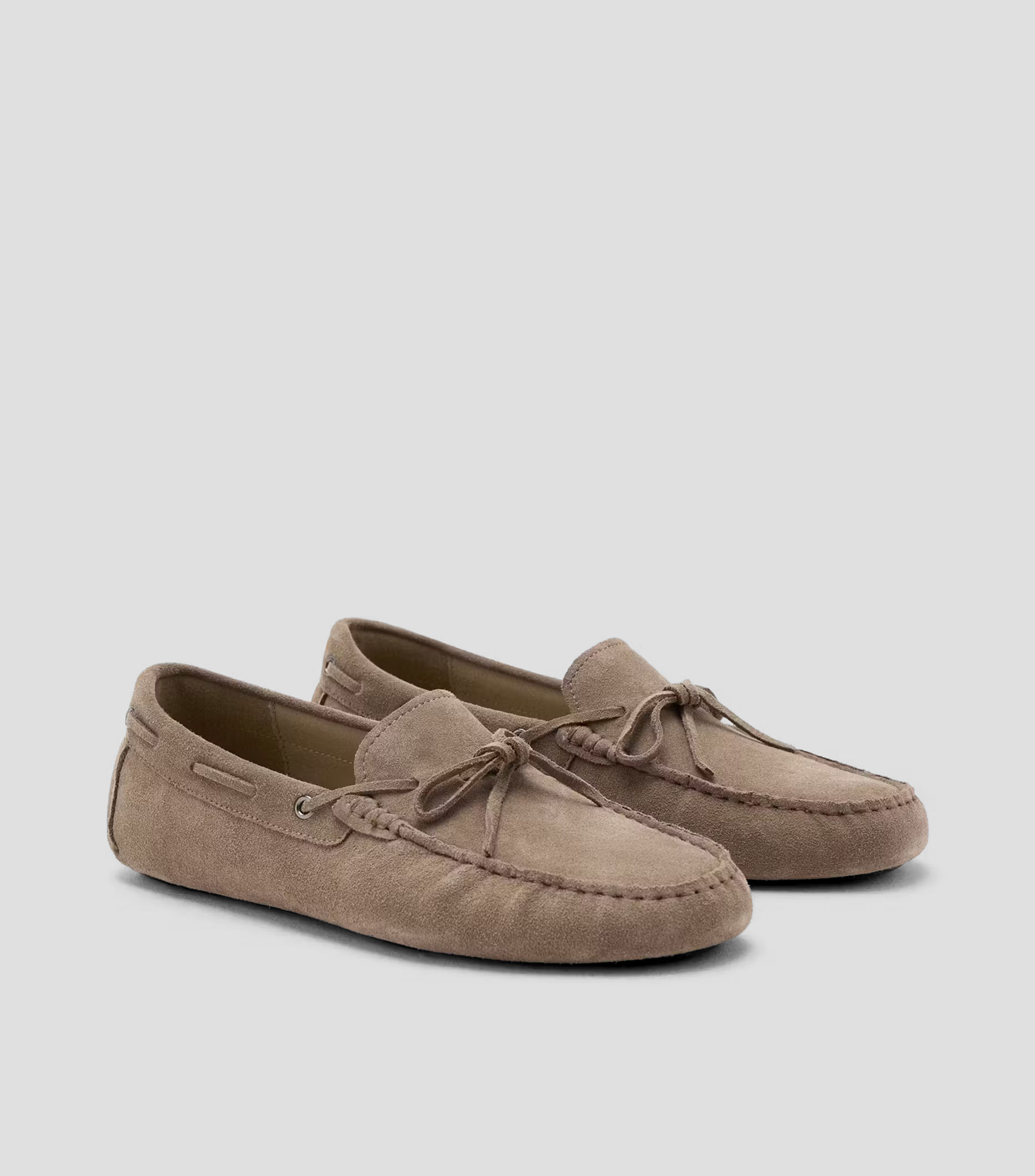 Mocasines casuales con cinta en piel Hombre
