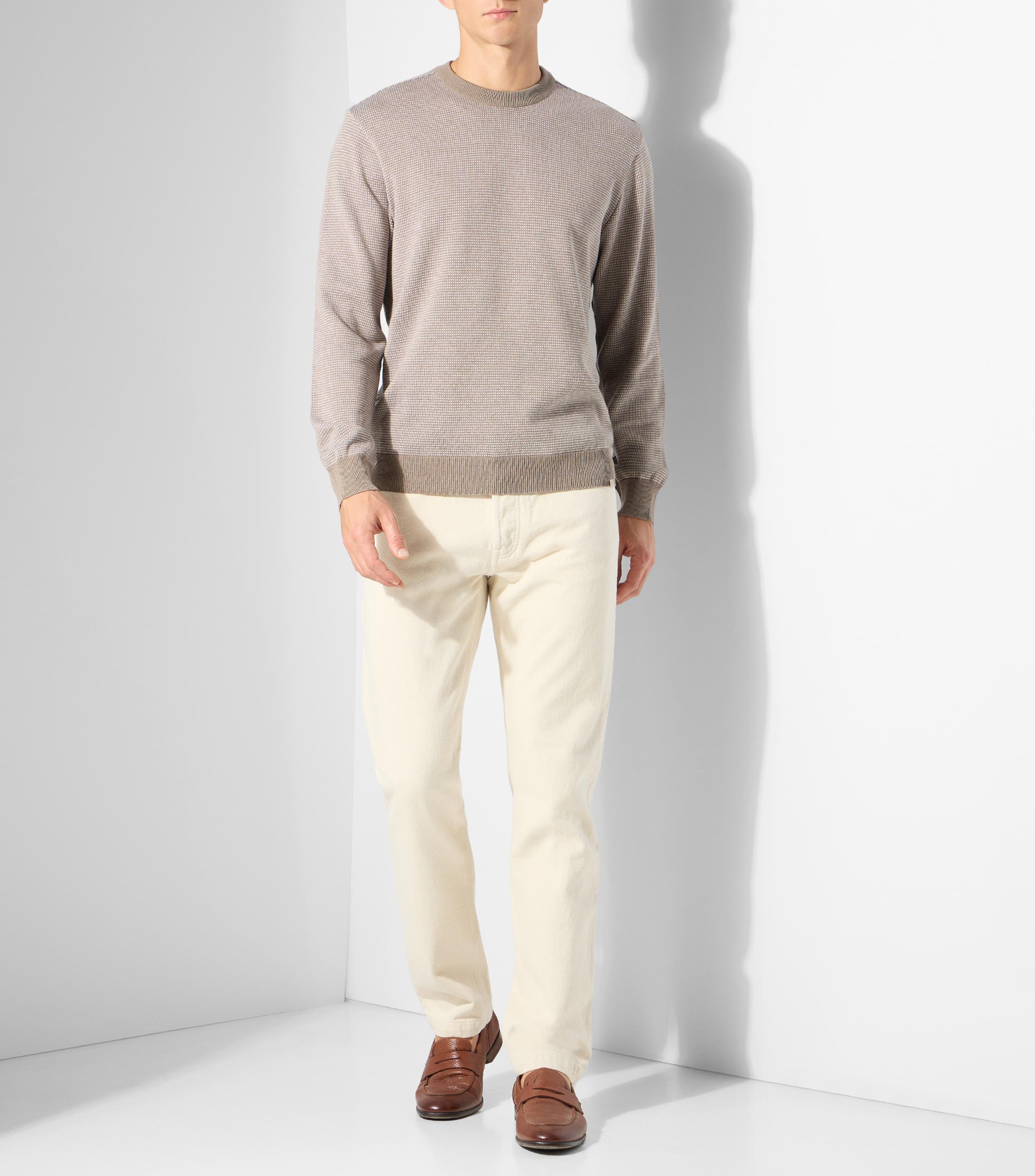Suéter cuello redondo Hombre