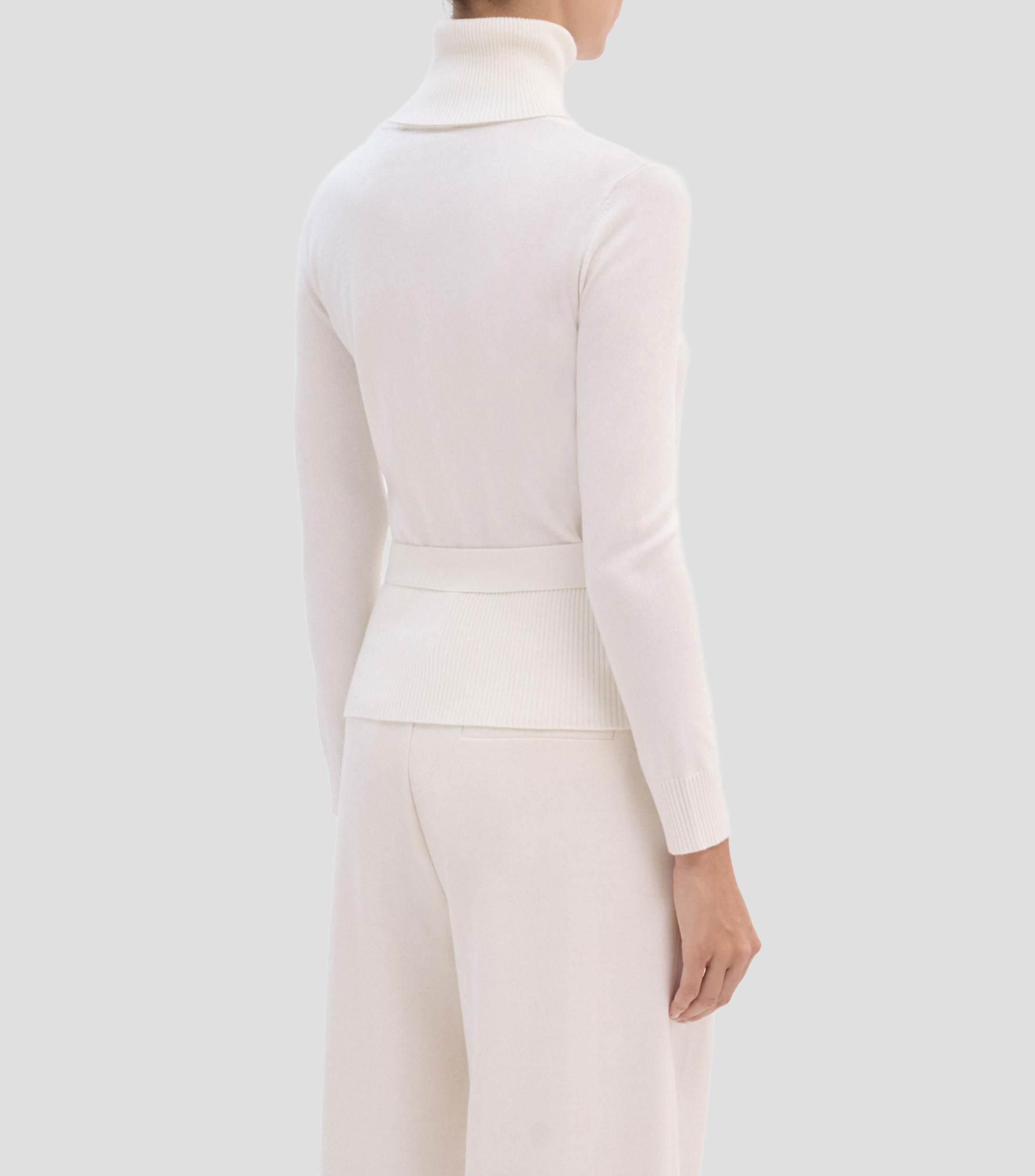 Suéter cuello alto manga larga Mujer