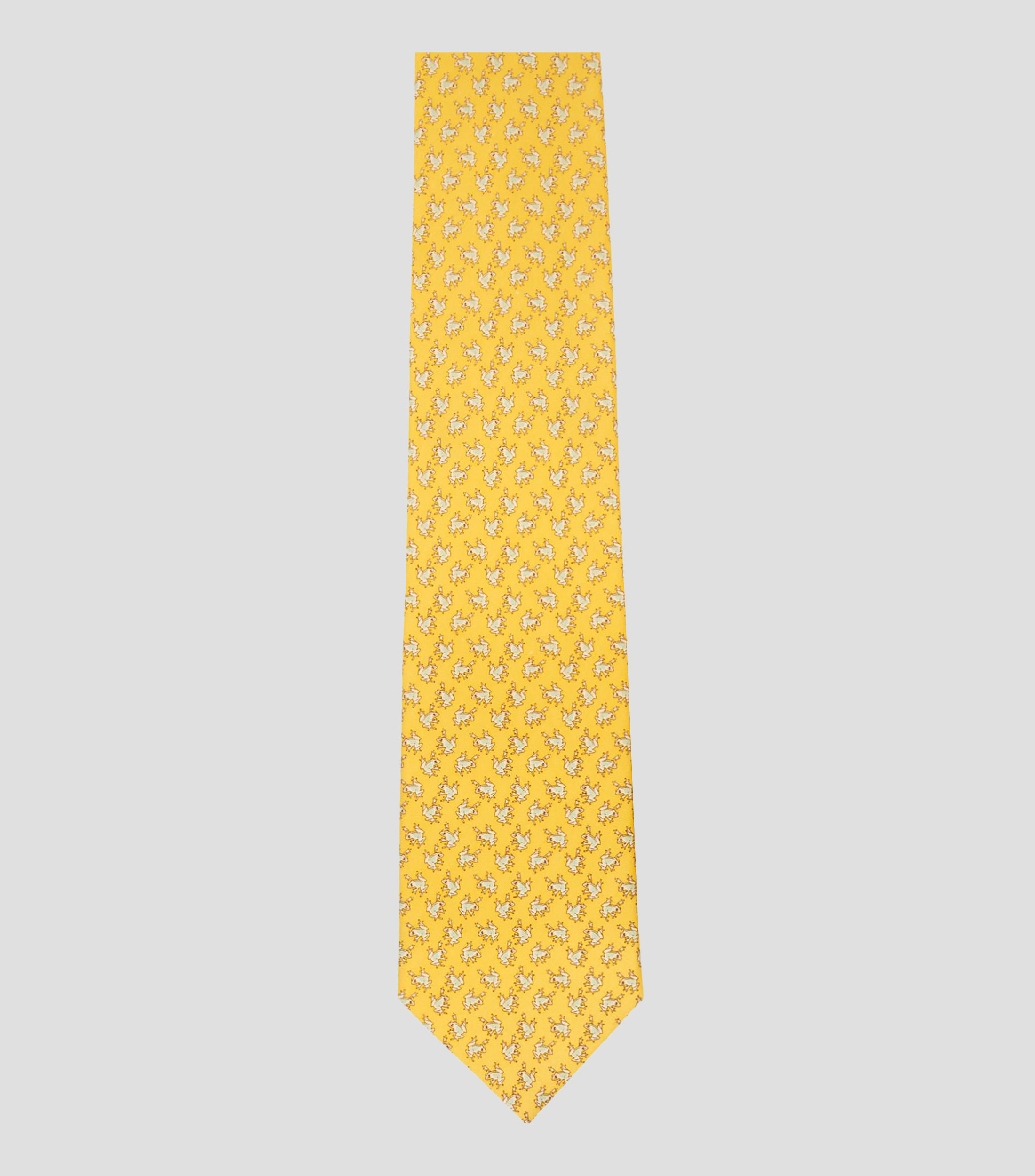 Corbata ancha de seda estampada