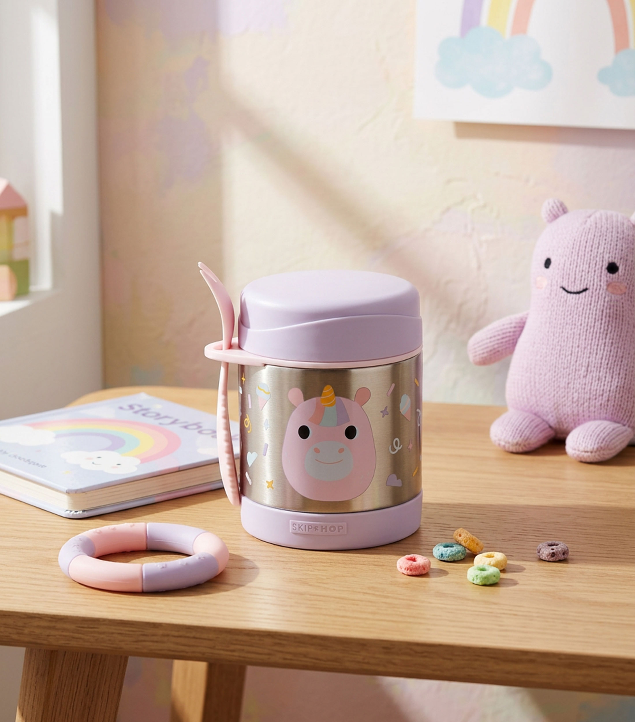 Tarro térmico para alimentos Unicornio