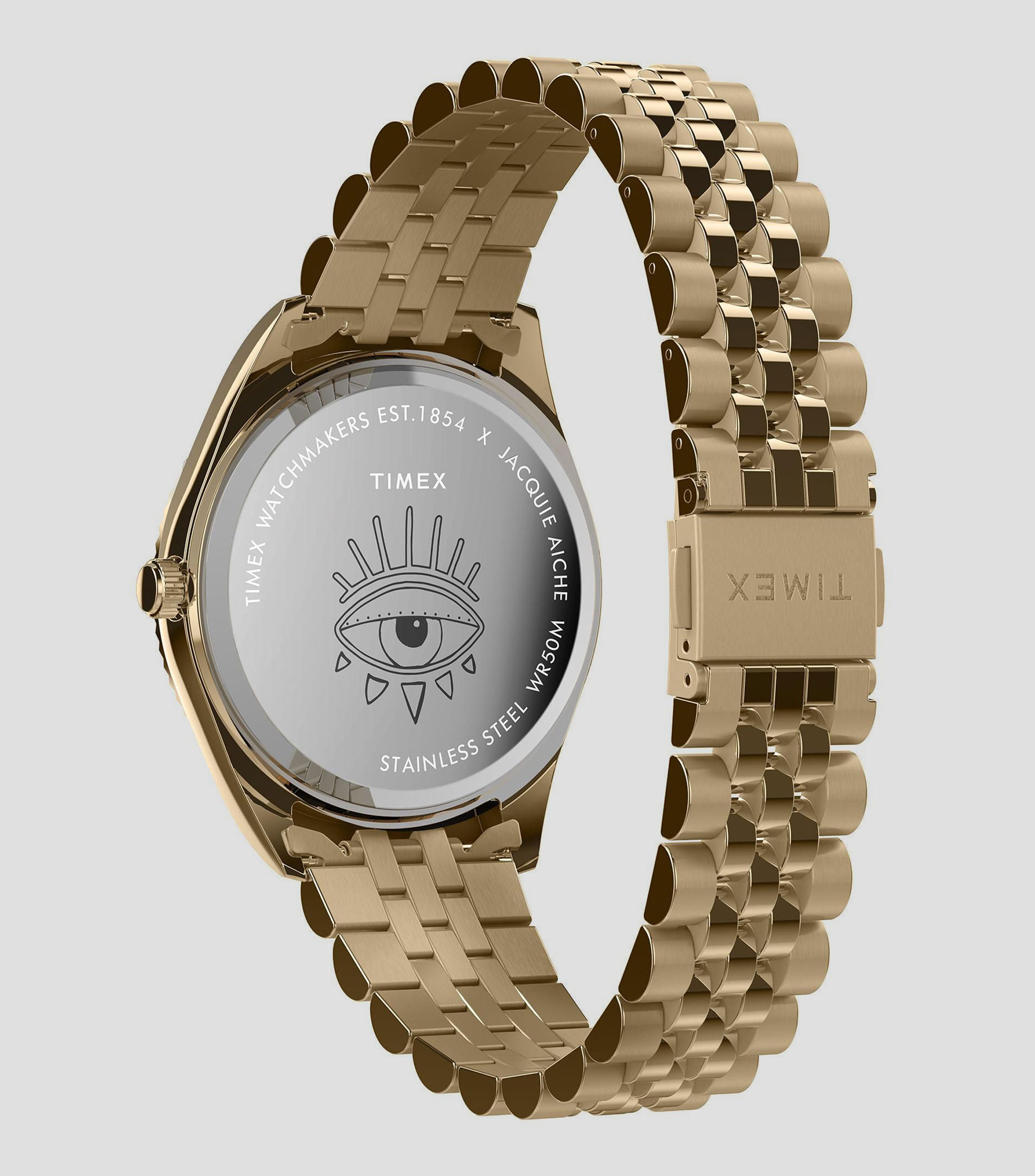 Reloj para Mujer X Jacquie Aiche Cactus Casual, Dorado