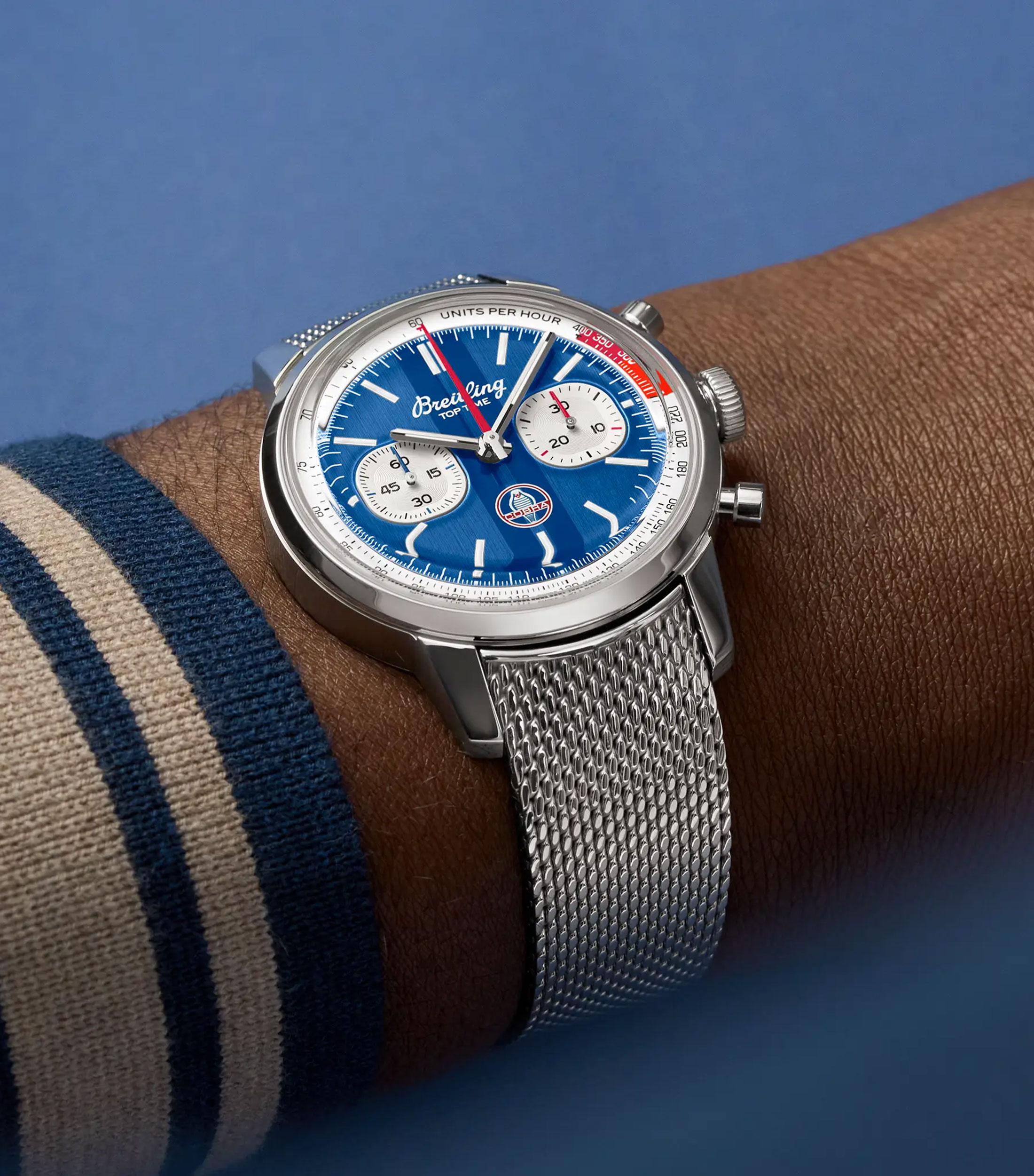 Reloj para Hombre Top Time B01 Shelby Cobra deportivo plateado