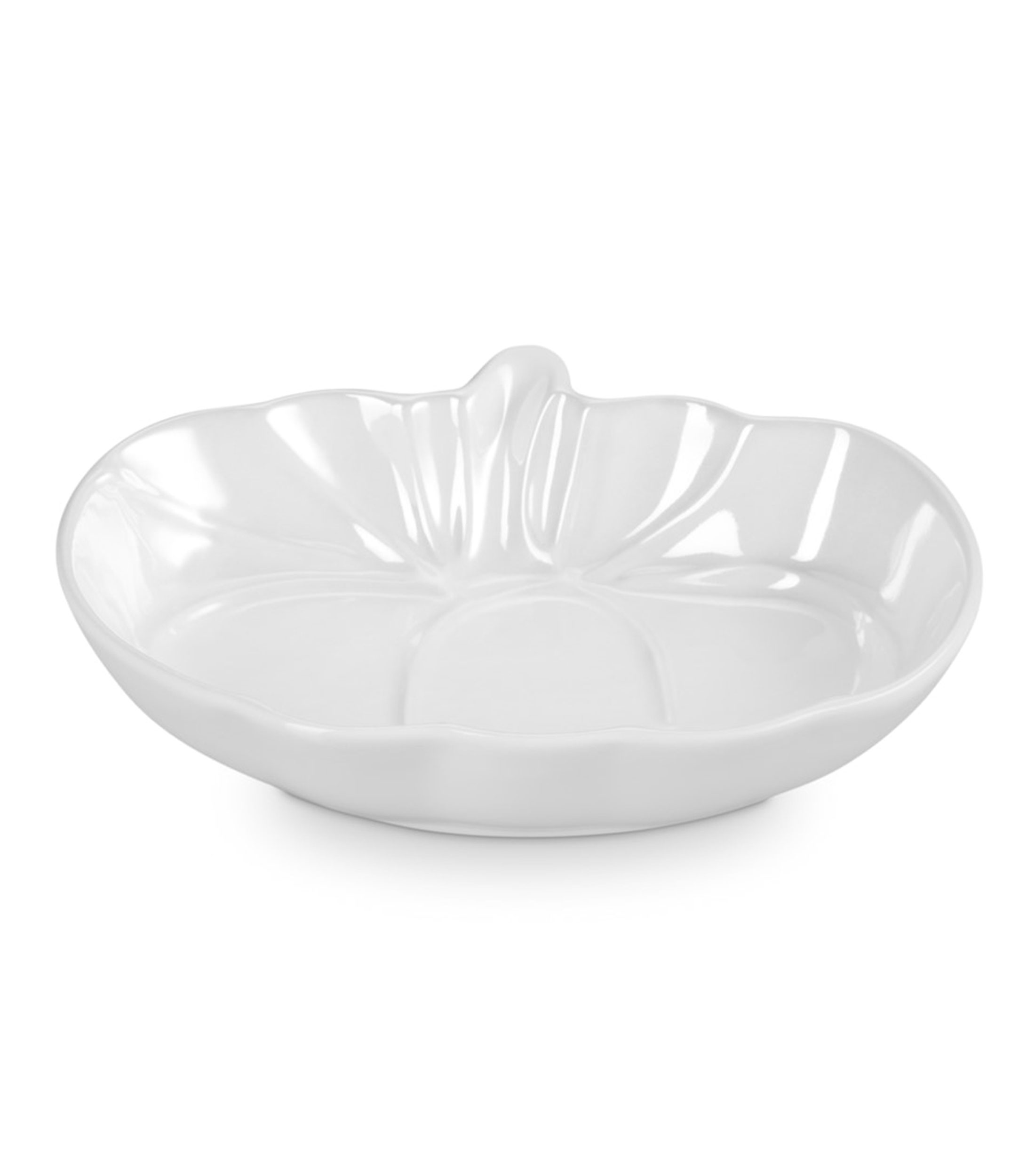 Plato en Forma de Calabaza en Ceramica