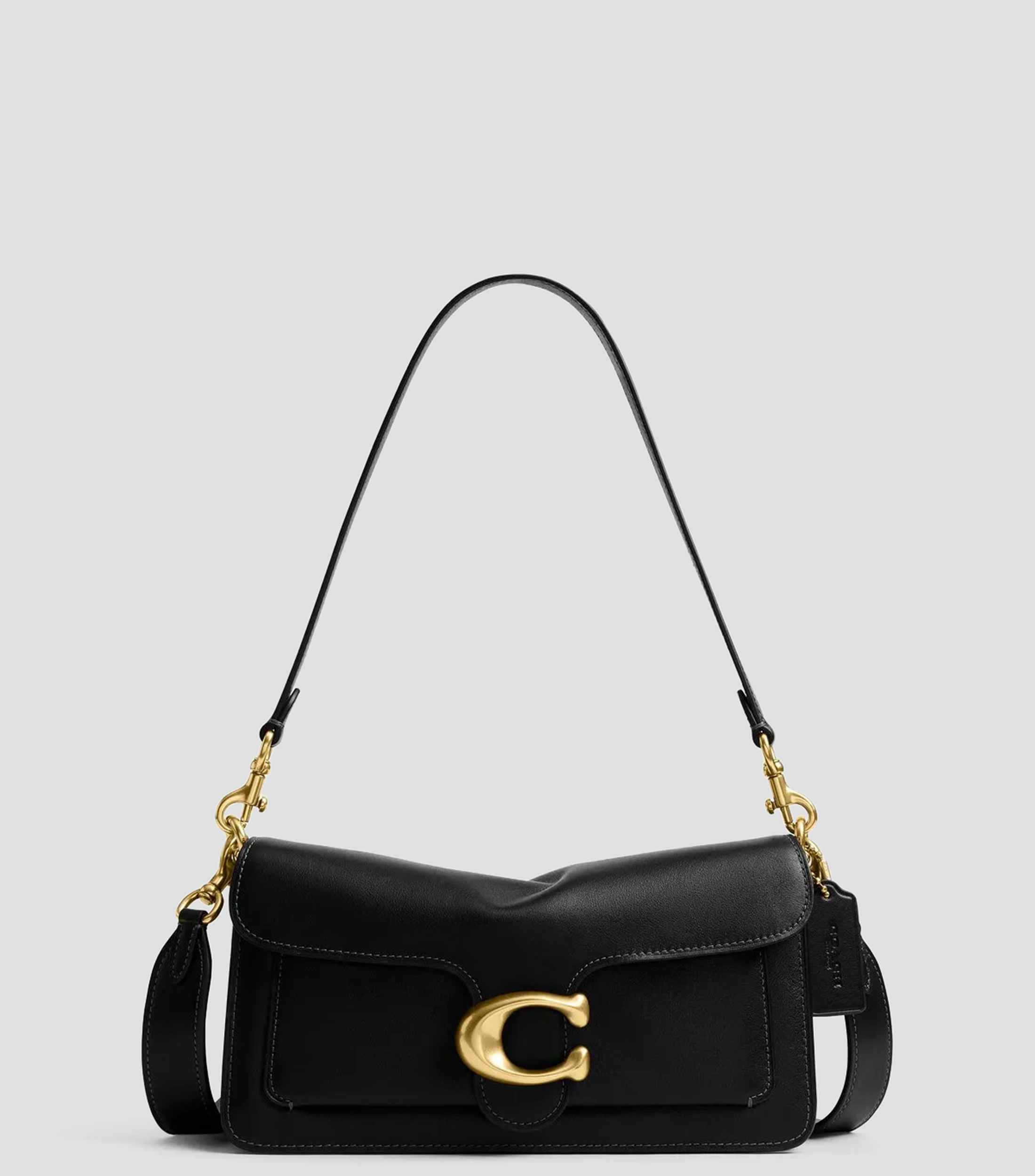 Bolsa Crossbody en piel vacuna lisa Mujer