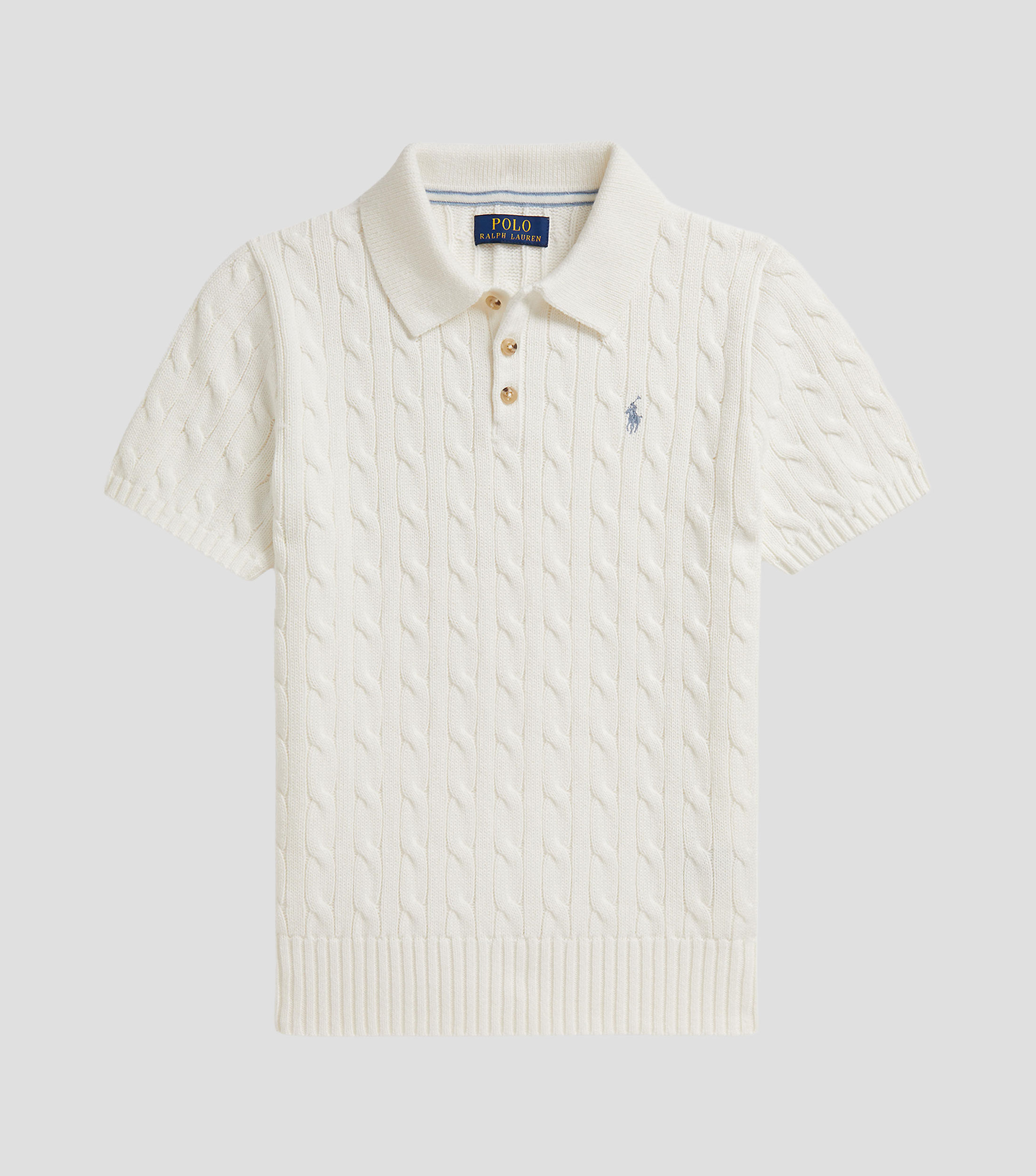 Playera polo manga corta con microdiseños Niño