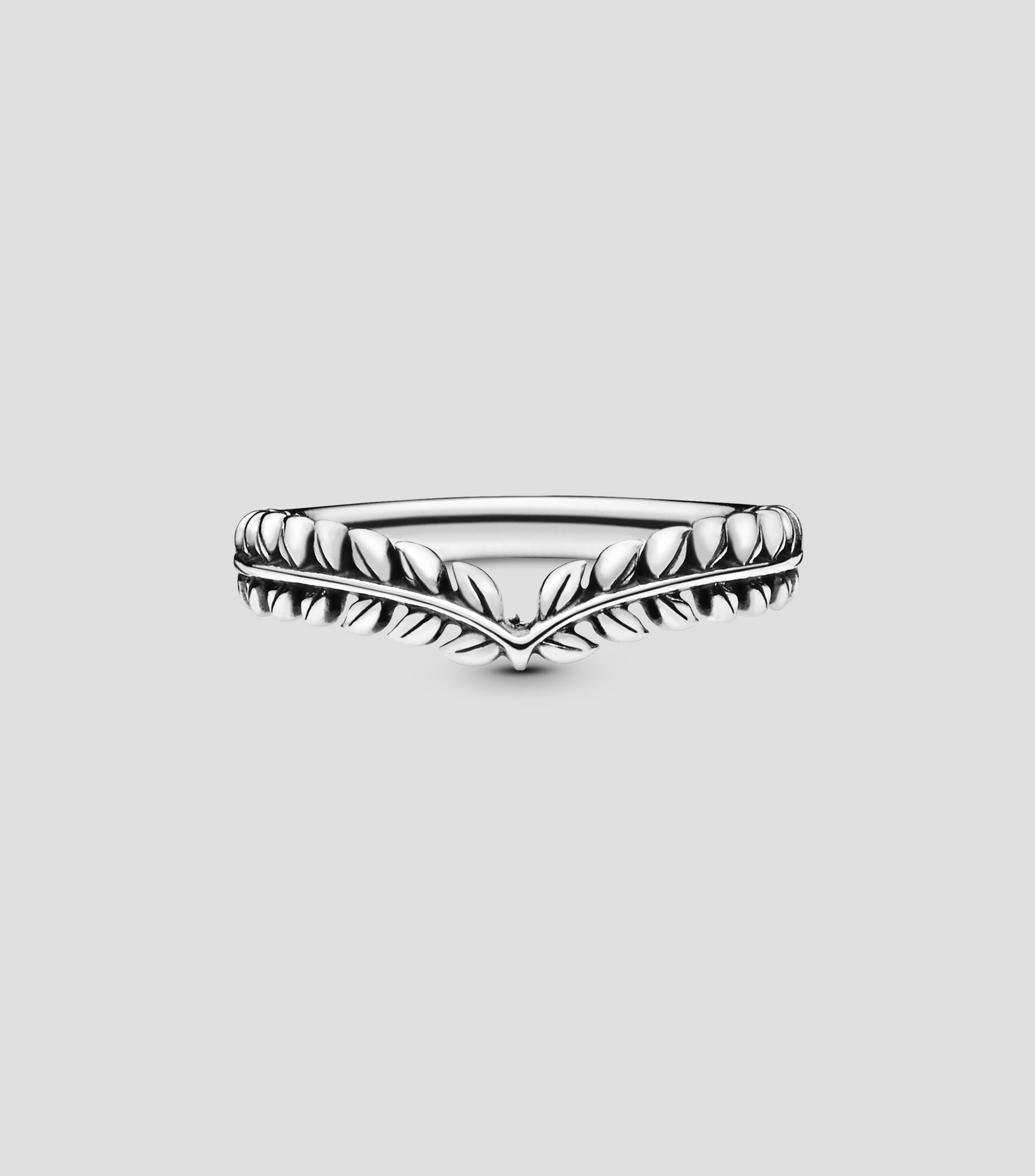 Anillo en plata .925 Hueso de los deseos Granos de trigo Mujer Talla: 48