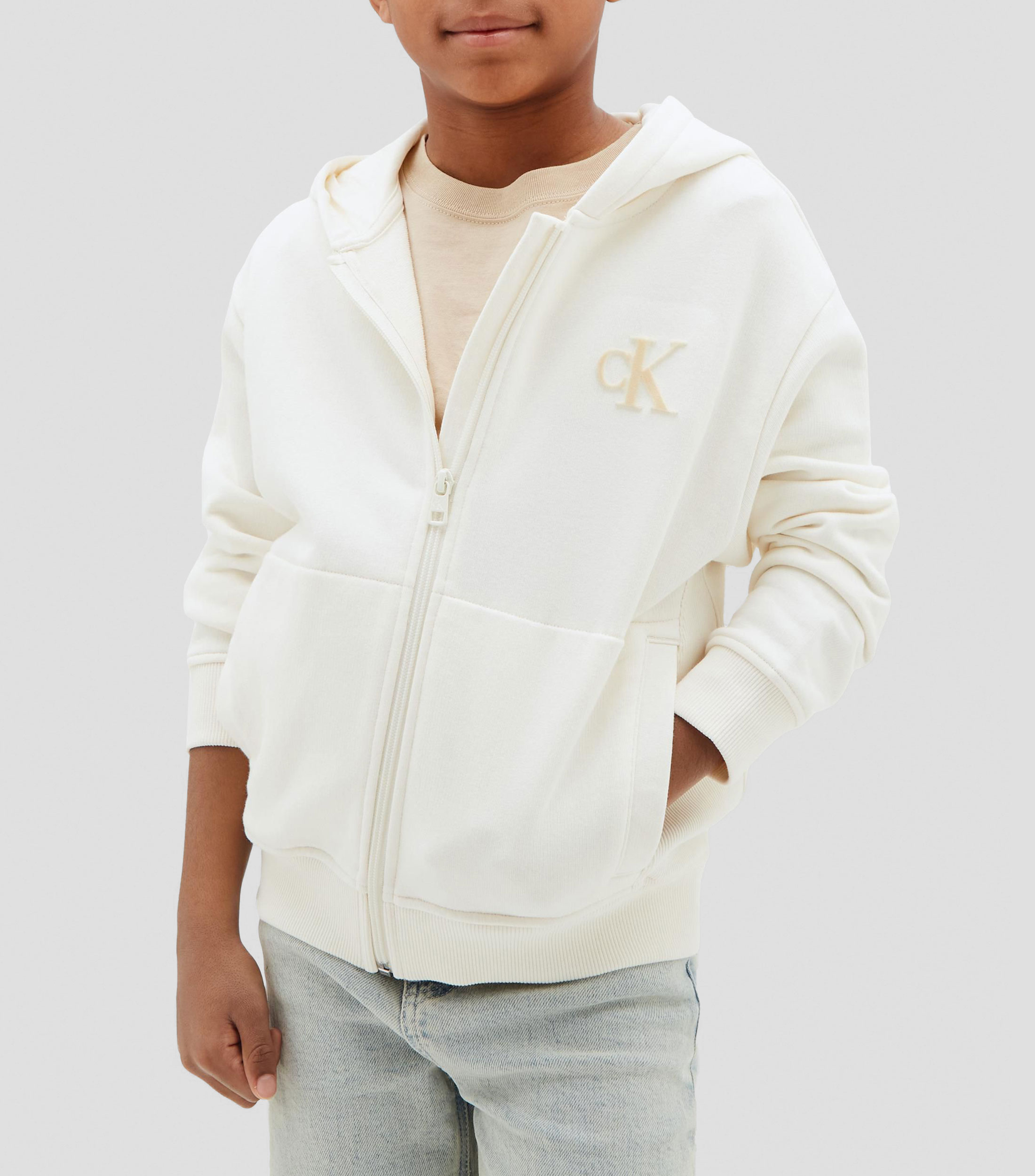 Sudadera con capucha y cierre Niño