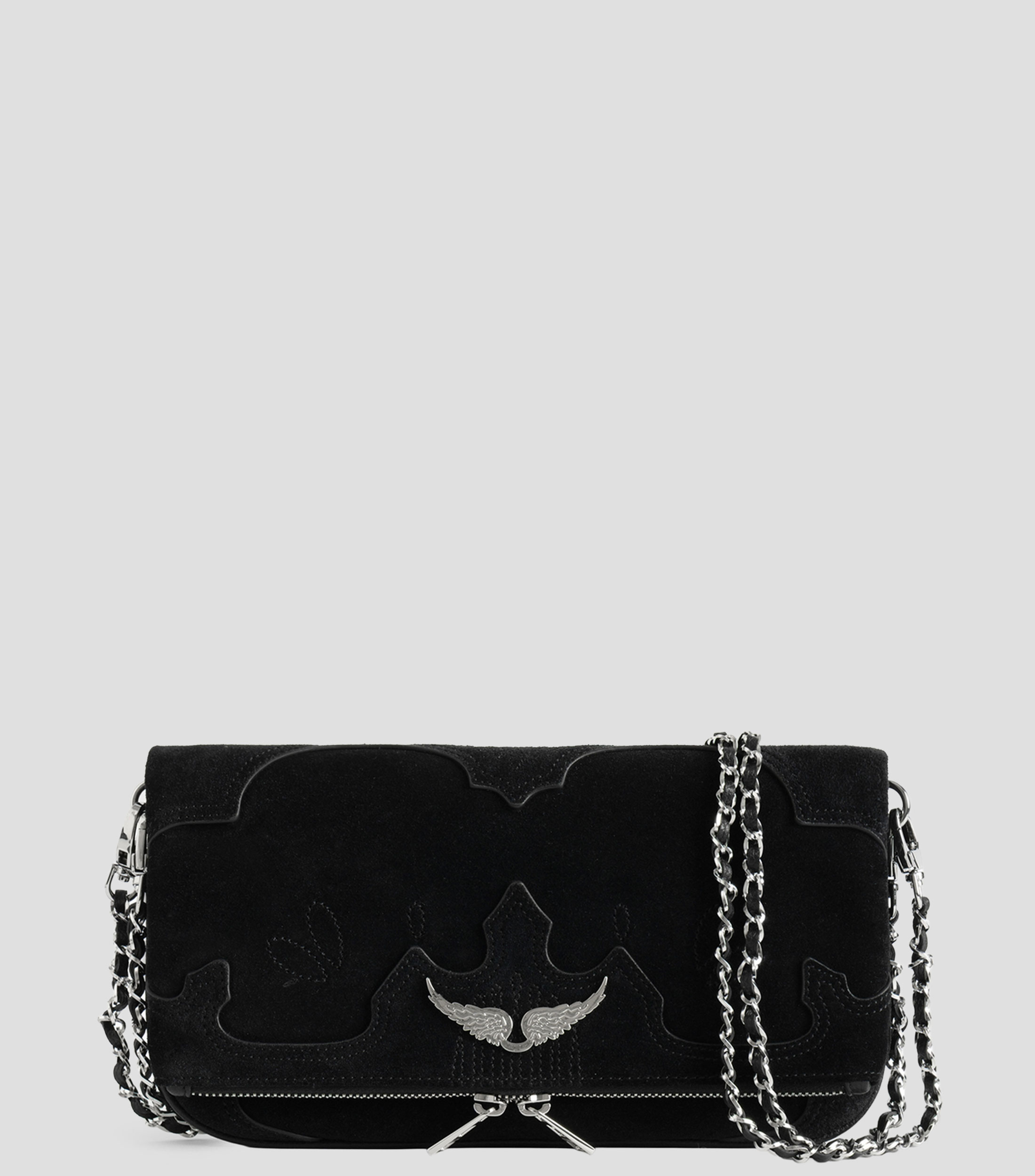 Bolsa de mano en piel de vaquetilla Rock Western fantasía Mujer