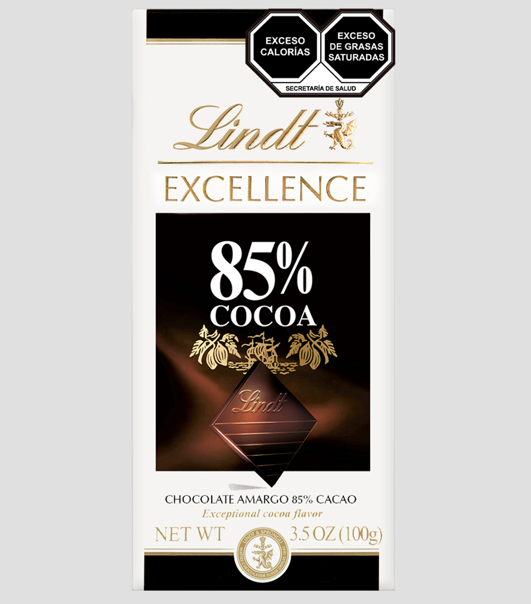 Chocolate Amargo 85% Cacao, 100 gr