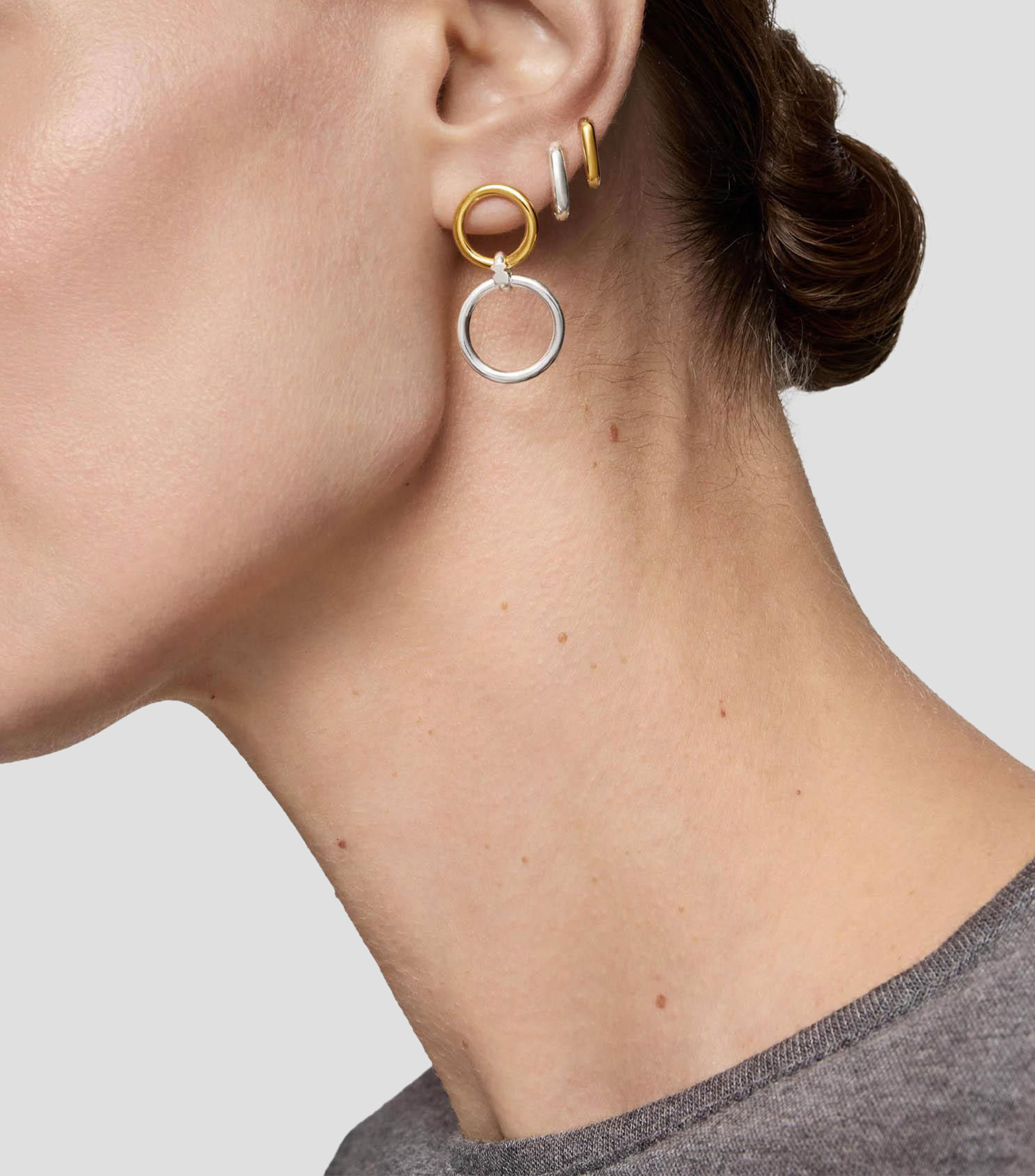 Aretes de aro Mujer
