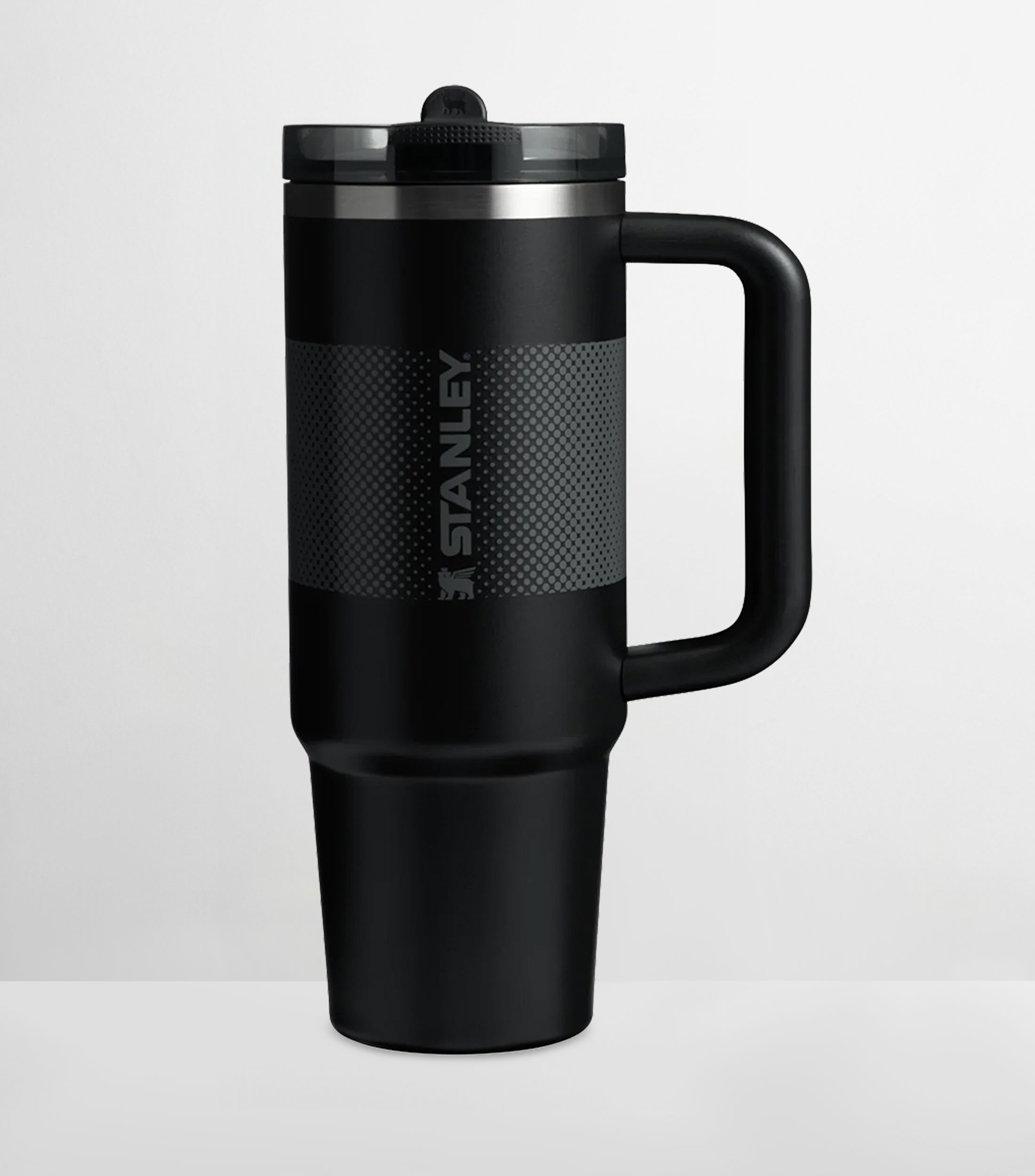 Termo Stanley Quencher Protour Negro Acero Inoxidable con Popote, 887 ml